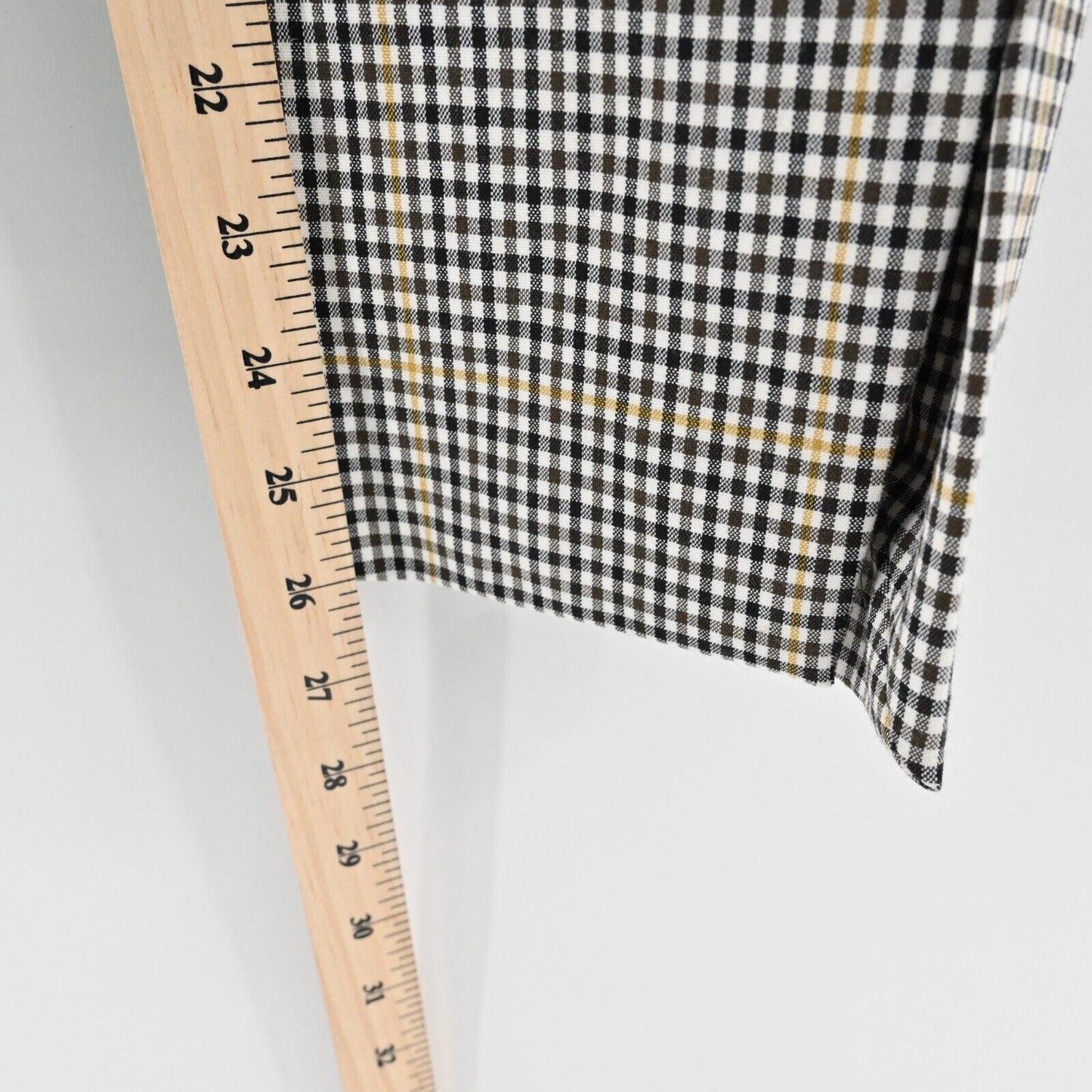 THEORY Pants Womens Size 2 Clean Straight Slit Dale Portland Plaid Wool Academia