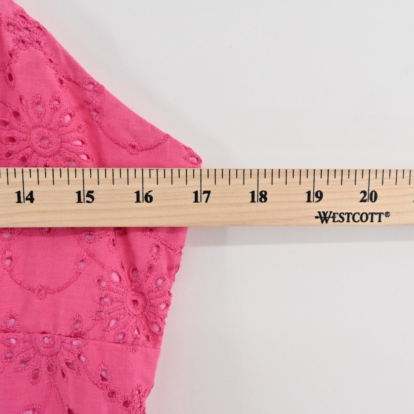 Vtg Lilly Pulitzer Pink Eyelet Dress Size 8 Sundress Summer Cotton White Label