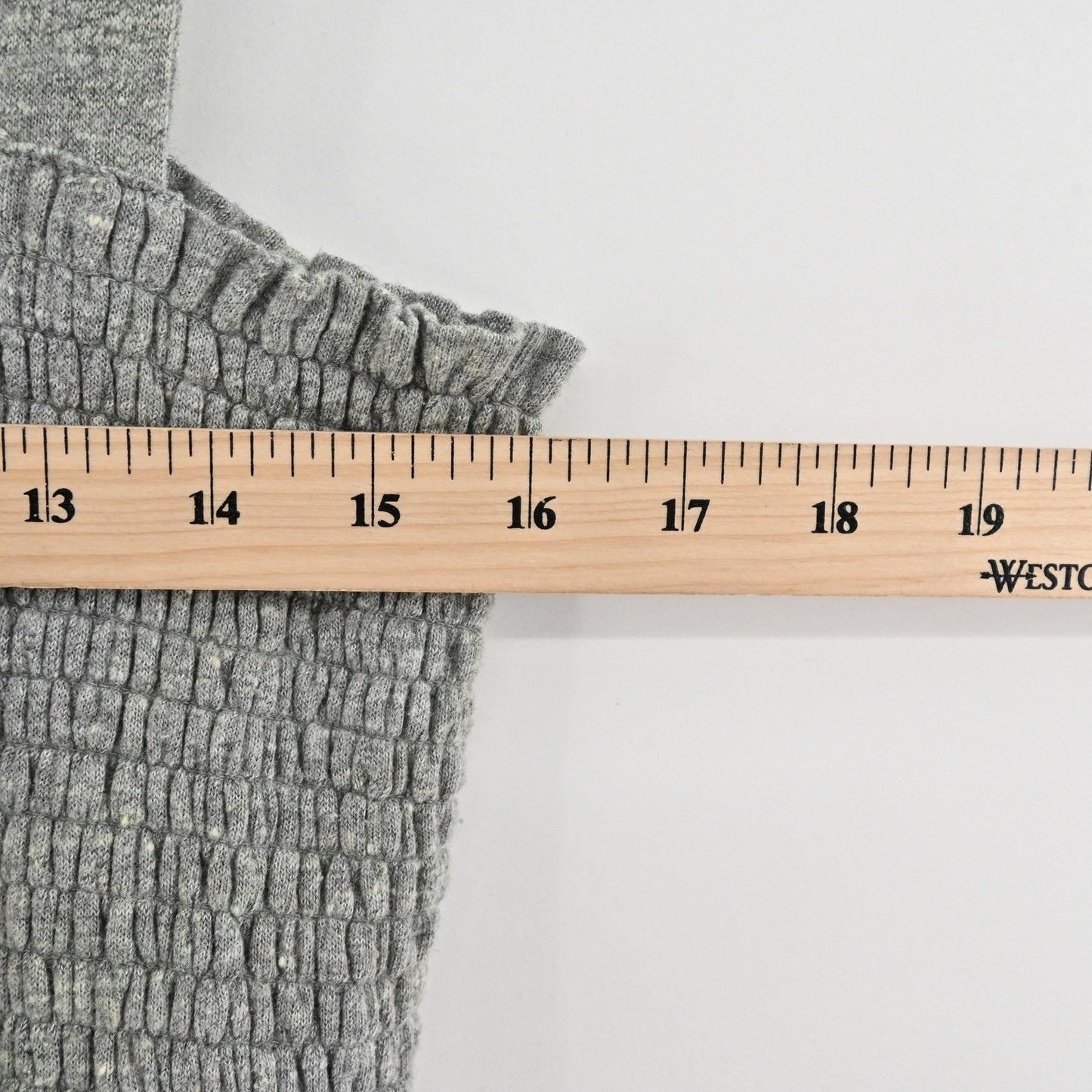 CHASER Womens Smocked Tie Dye Jumpsuit Size L Gray Blue Wide Leg Comfy Hippie