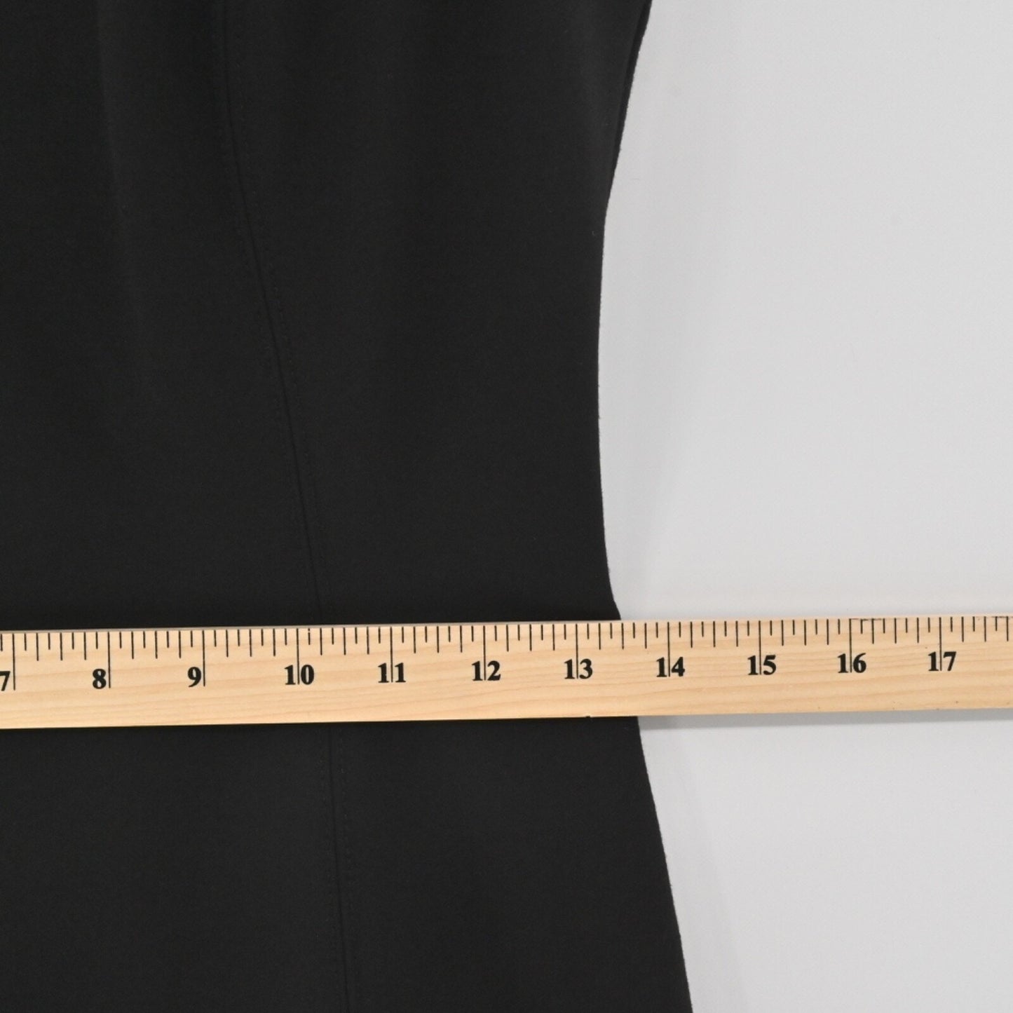WHBM Sheath Dress Size 2 Black Sleeveless Tweed Trim Stripe Minimalist Elegant