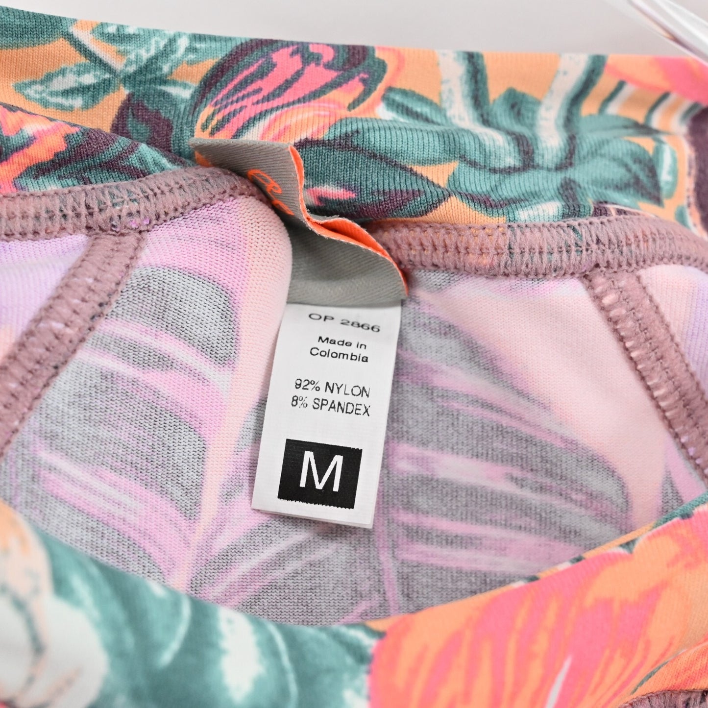 MAAJI Swim Top Womens Size M Rashguard Rum Punch Long Sleeve Multicolor Print