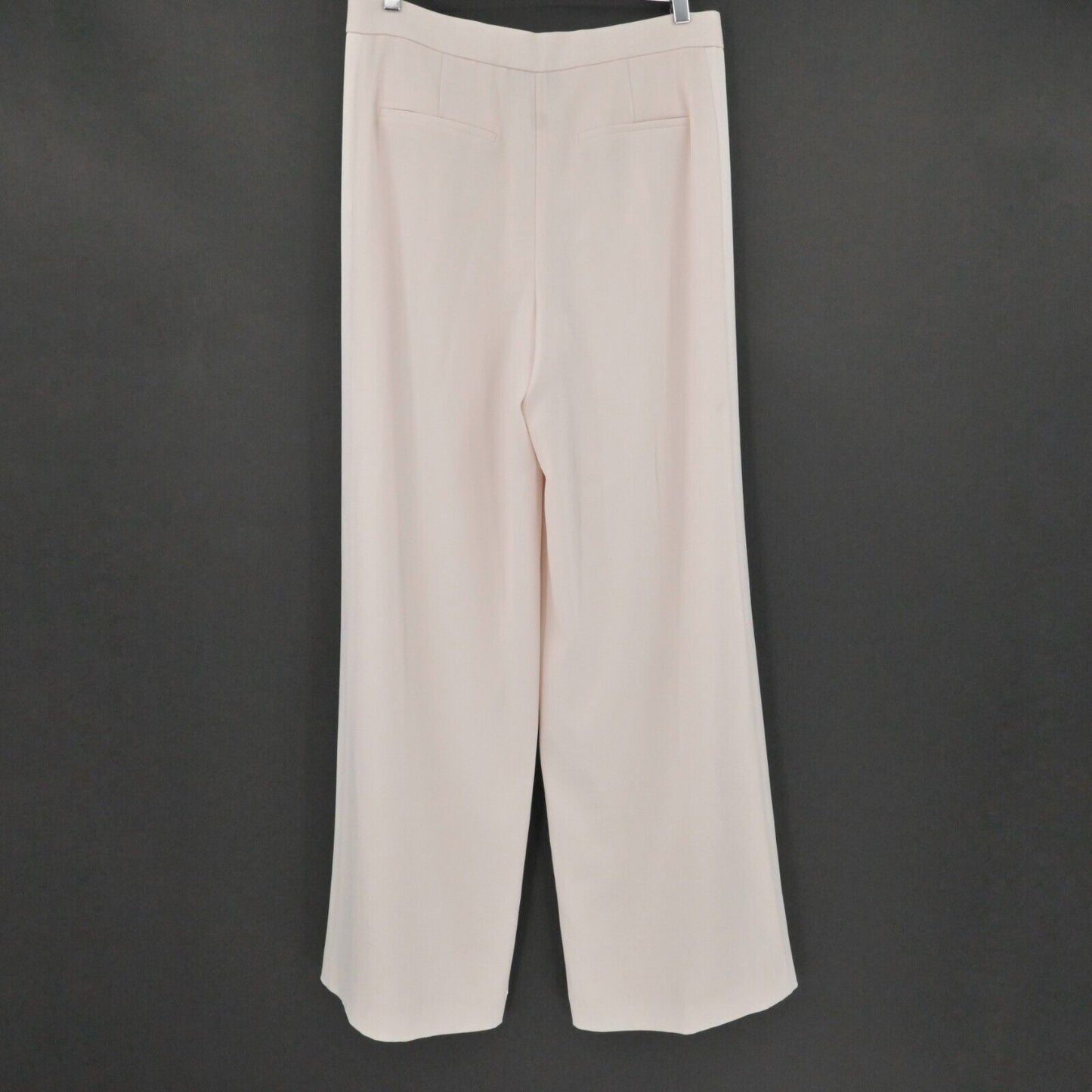 DKNY Pants Womens Size 10 Wide Leg Pleat Font Blush Pink Trouser High Waisted