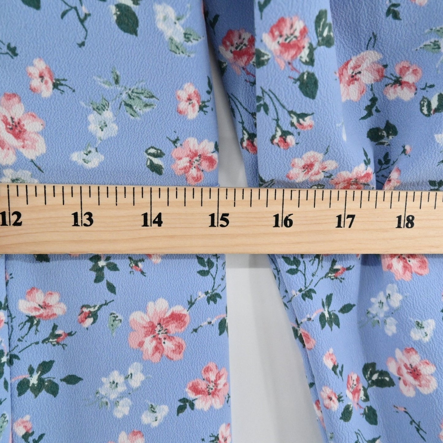 Abercrombie Fitch Ditzy Floral Mini Dress Size M Romantic Girly Blue Square Neck