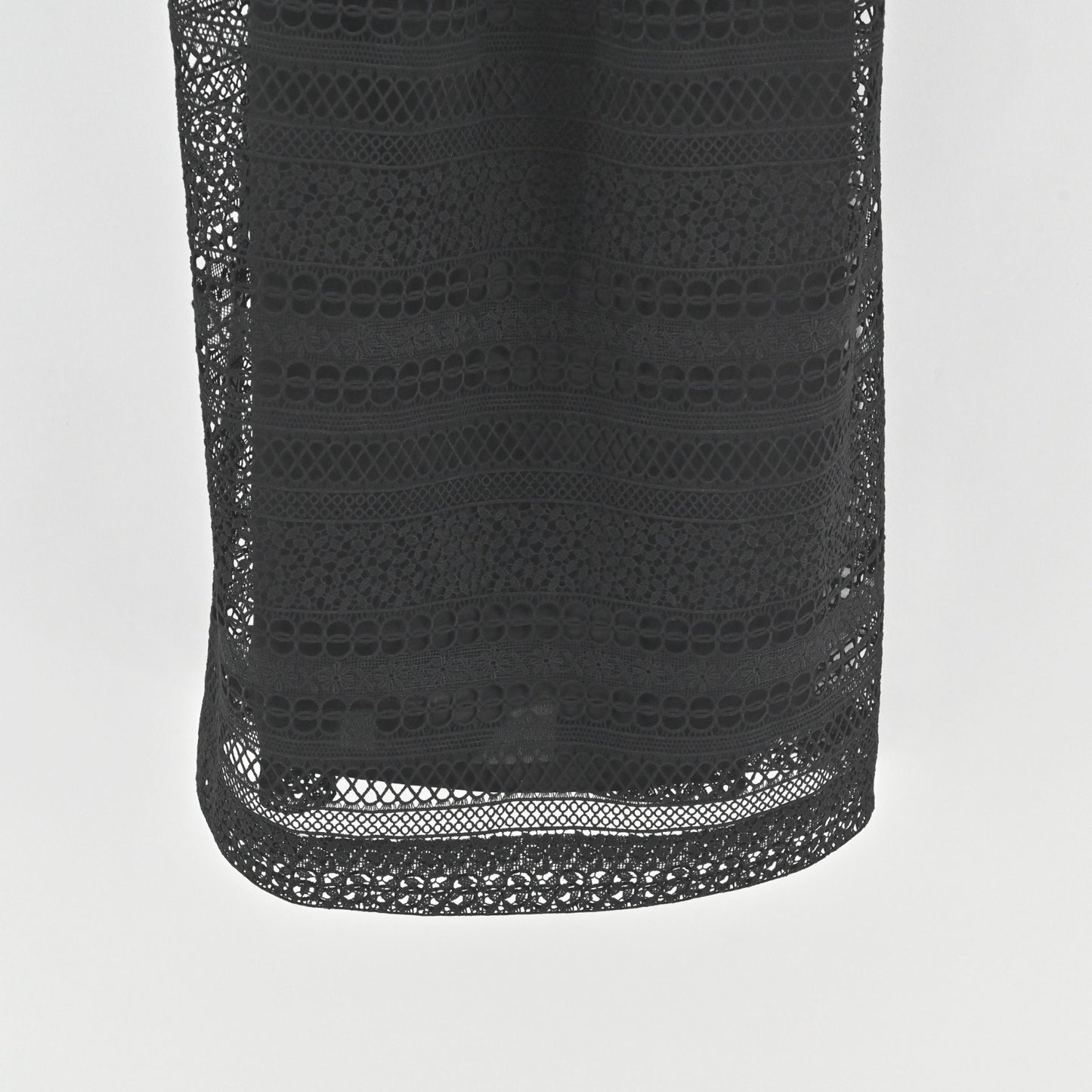 J Crew Collection Stanbury Strapless Midi Dress Size 4 Black Mixed Lace Overlay