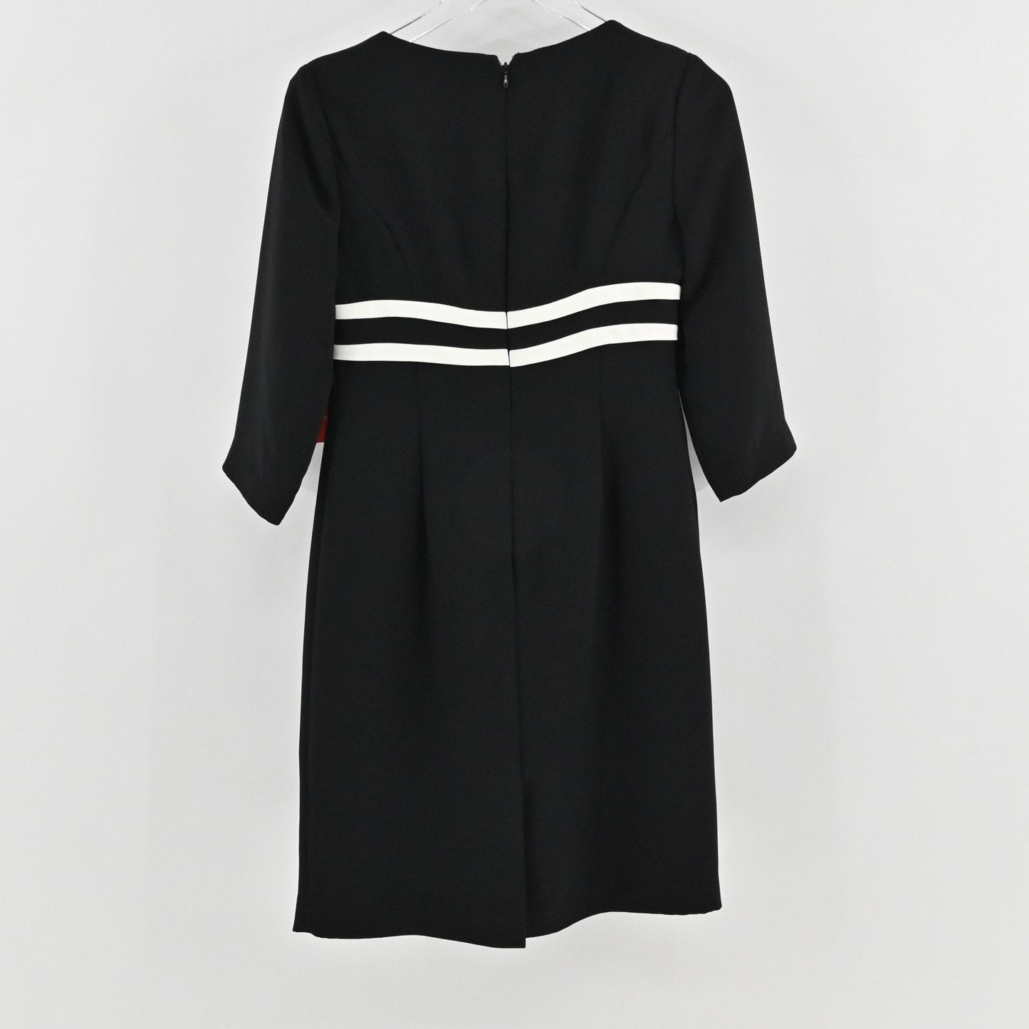 Vtg Y2k Twee Black Dress Size 2 Petite Bow Geisha Mod Retro Elegant Polished