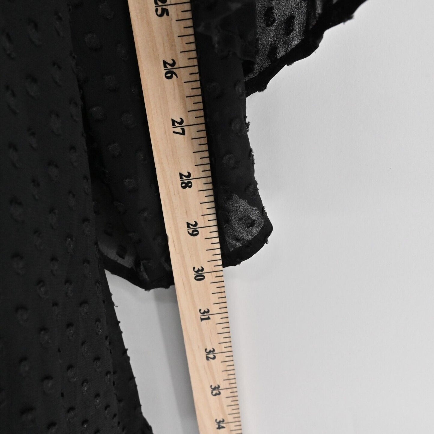 TORRID Dress Size 5X Black Bell Sleeve Swiss Dot Chiffon Skater Vamp Whimsgoth