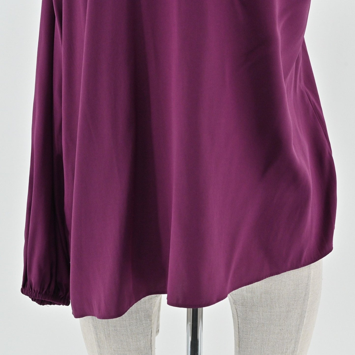 Ramy Brook Womens Silk One Shoulder Top Size S Plum Purple Glam Stretch Blouse