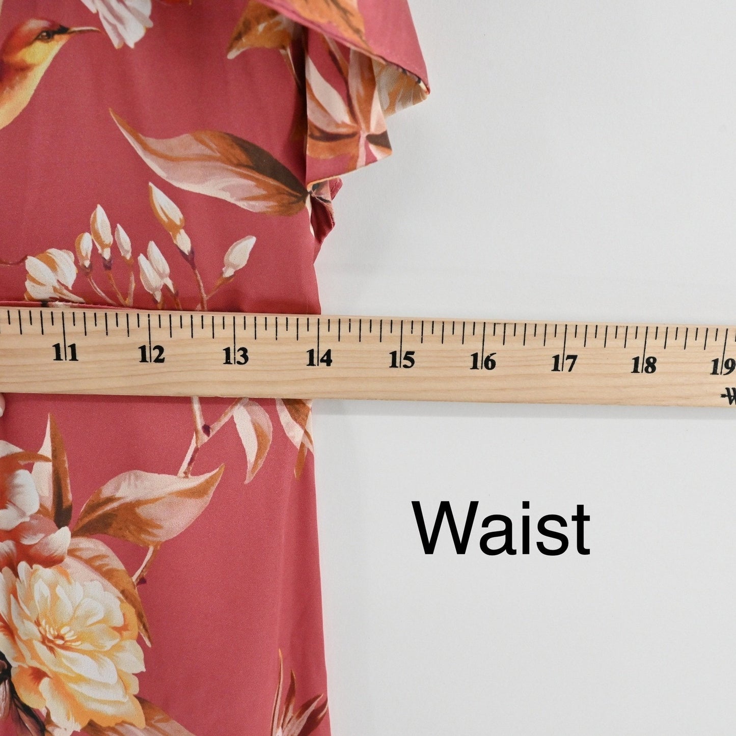 EXPRESS Floral Maxi Dress Size XS Romantic Whimsical One Shoulder Ruffle Elegant