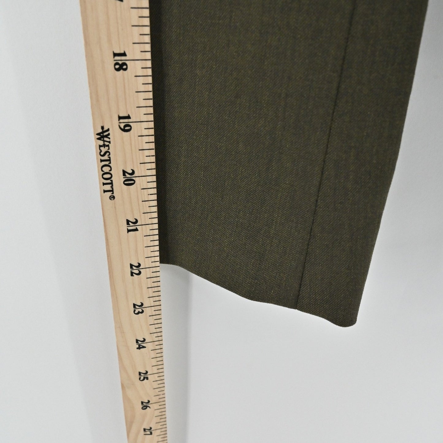 Vtg Ralph Lauren Womens Wool Olive Green Blazer Size 4 Button Front Jacket LRL