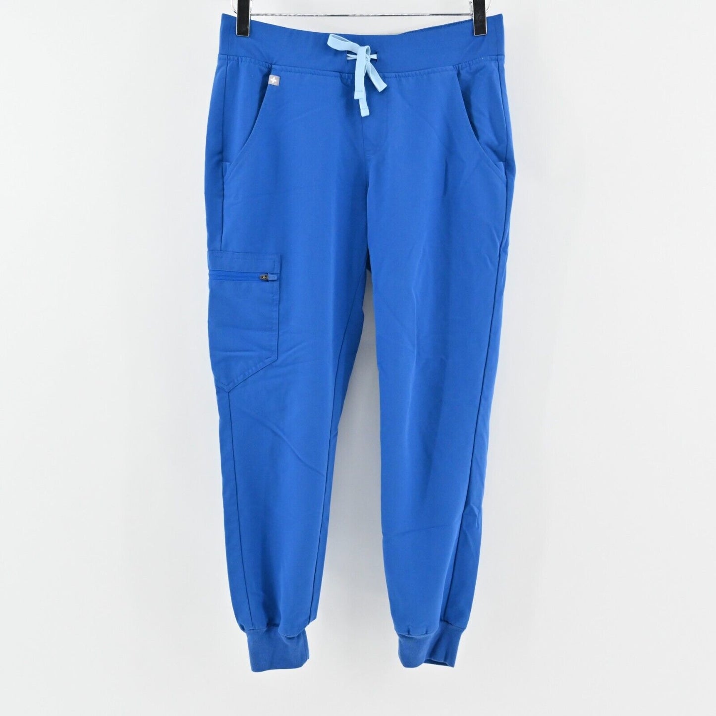 FIGS Scrub Pants Womens Size SP Zamora Jogger Solid Blue Technical Collection
