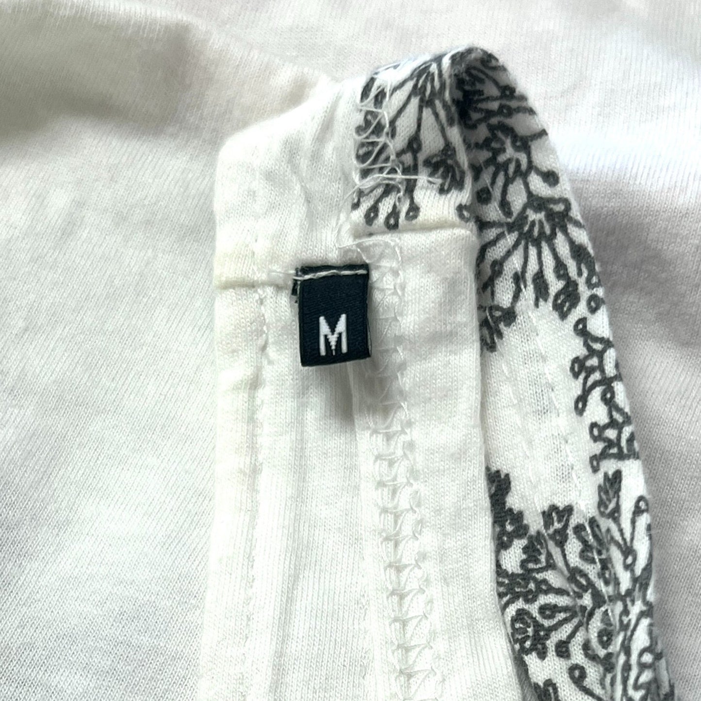 Vtg DESIGUAL Womens Sequin Embroidered Dress Size M White Tunic Mini Floral Y2k