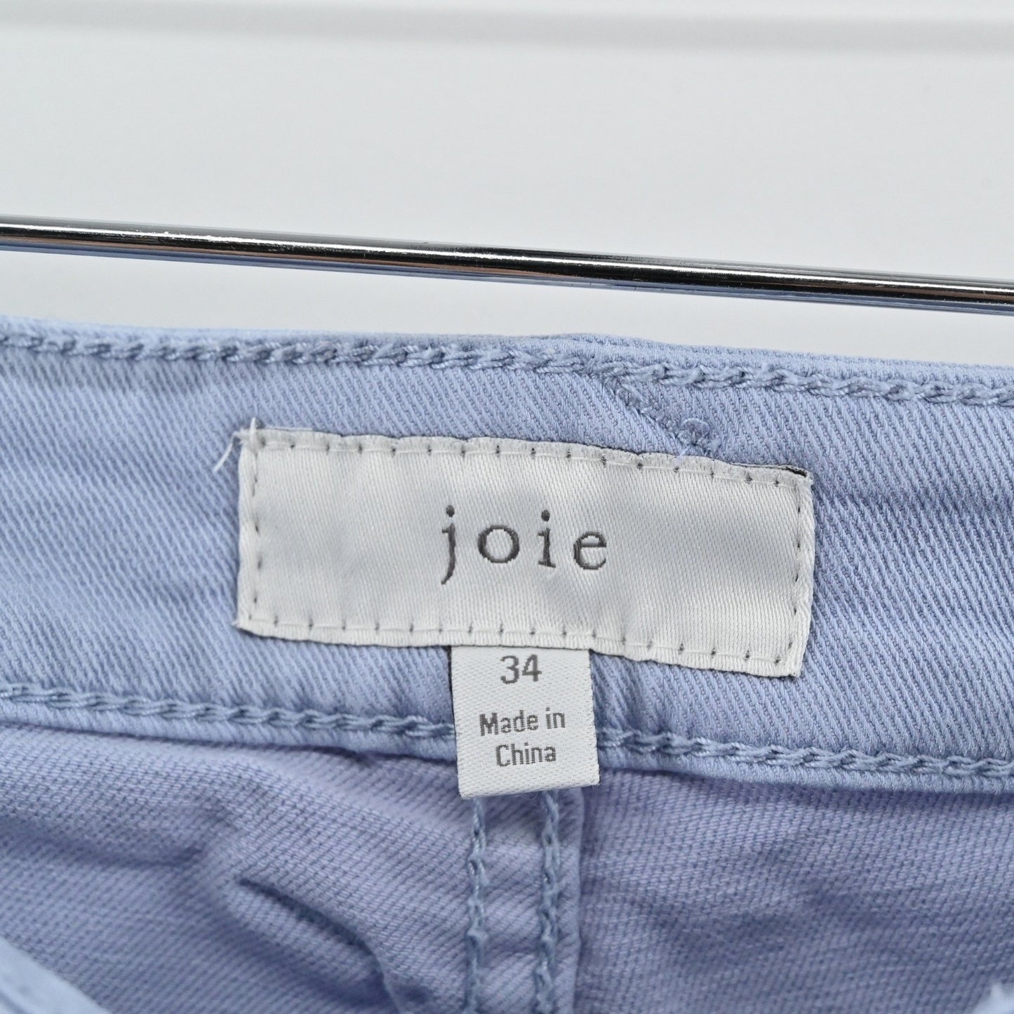 Joie Womens Park Skinny Pants Size 34 Blue Zip Pocket Utility Cargo Stretch Chic