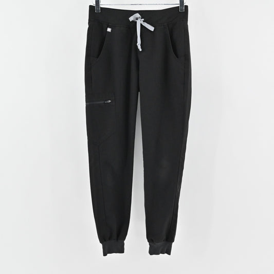 FIGS Womens Zamora Scrub Pants Size XS Jogger Technical Collection Casual Black