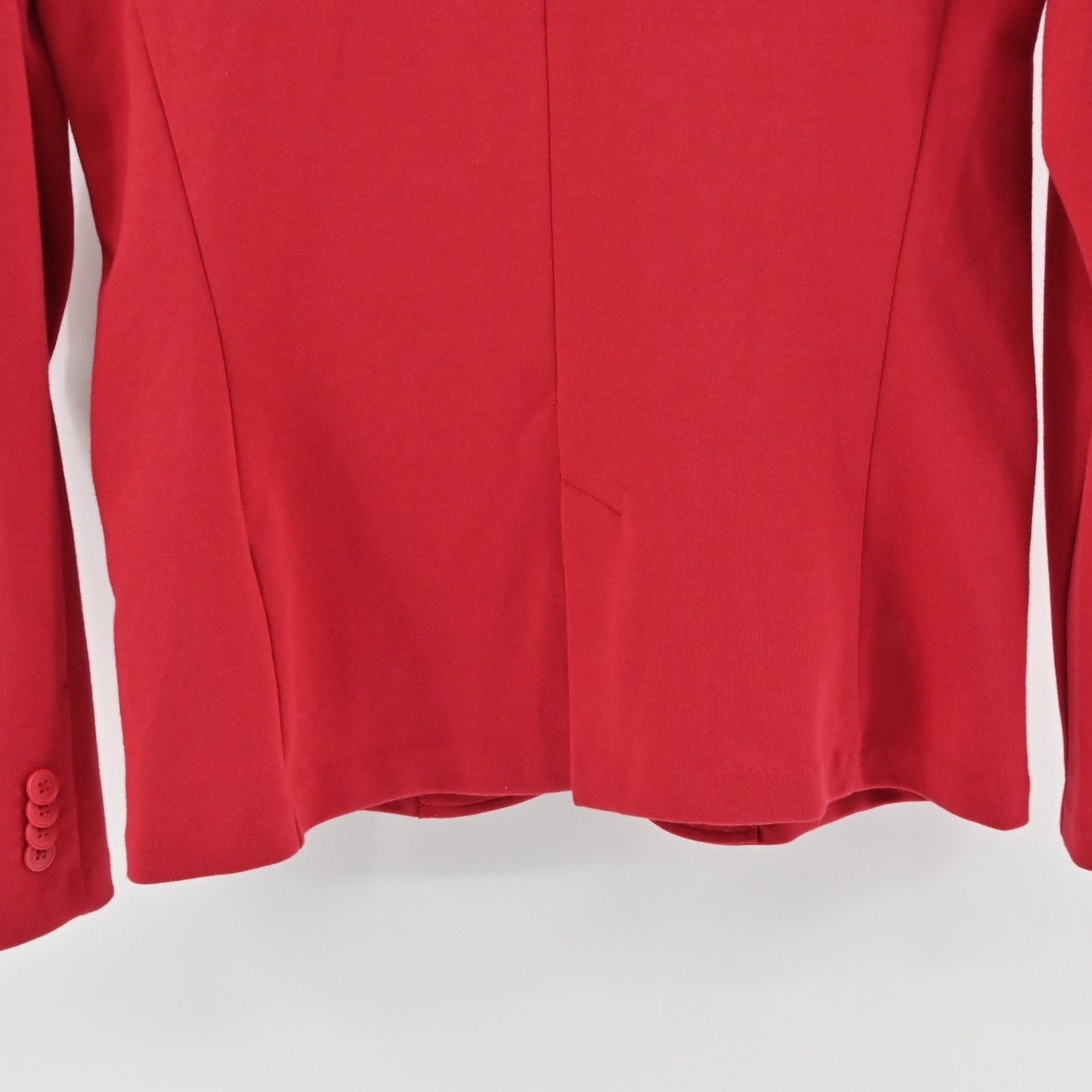 Miller Wendt Womens Red Sloane Blazer Size S Capricorn Patch Button Jacket NEW