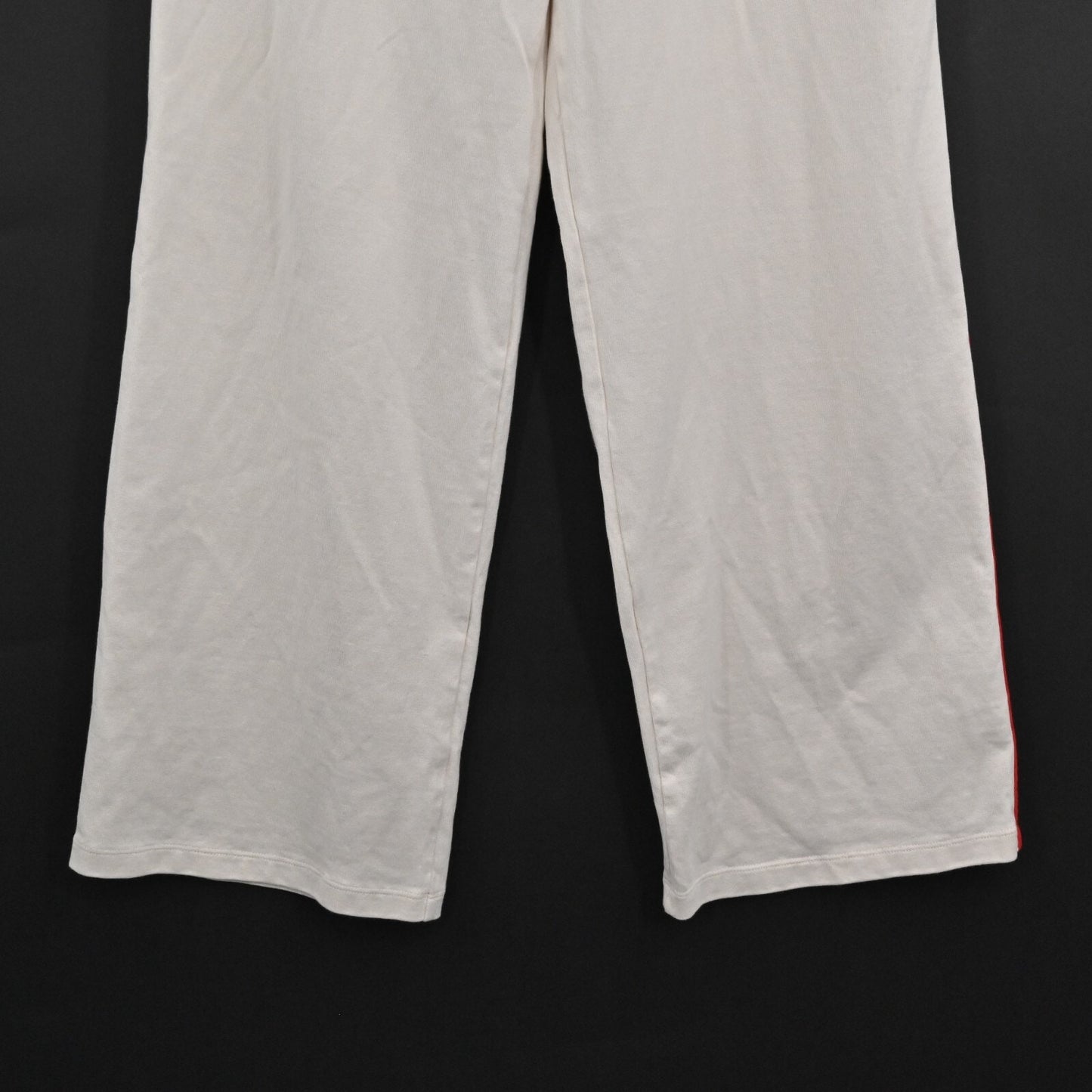 ADIDAS Originals Resort Wide Leg Trousers Womens XS Trefoil Track Pants Red Logo