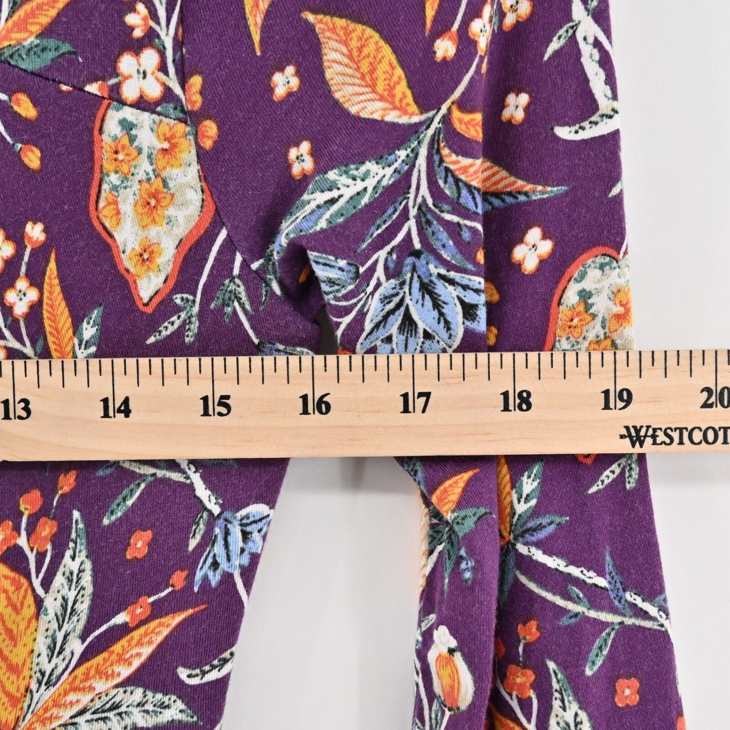 ANTHROPOLOGIE Dress Size XS Maeve Empire Waist Beloved Purple Floral Print