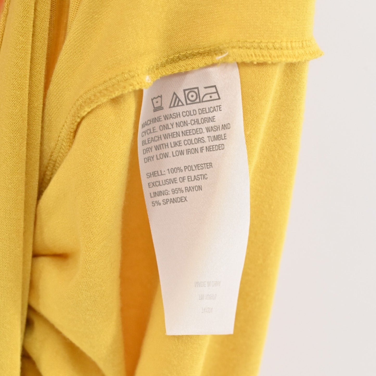 G by GIULIANA Dress Size L Orange Ombre Gingham Print Button Front Smocked Midi