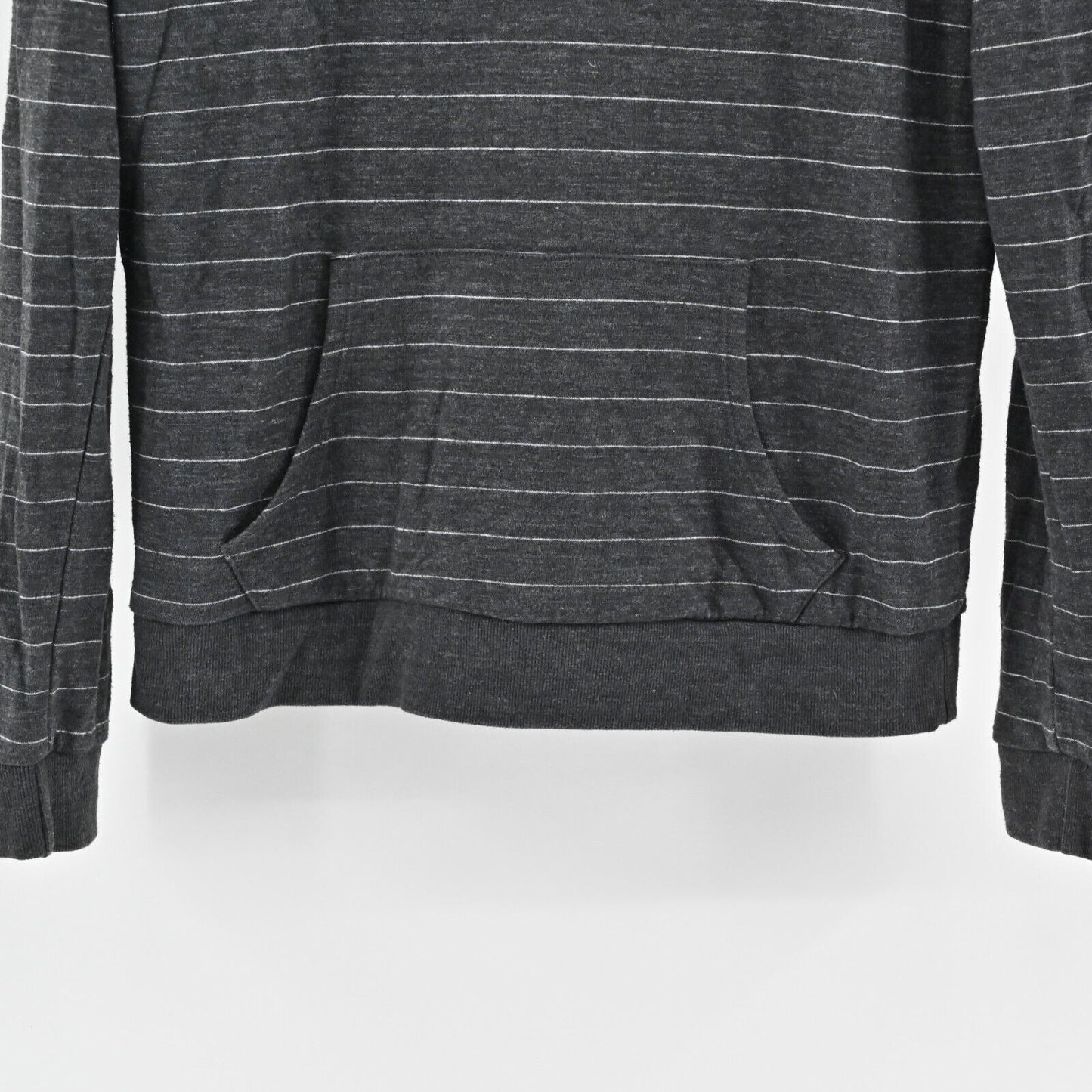 MARINE LAYER Hoodie Womens Size M Alden Double Knit Cowl Neck Stripe Sweatshirt