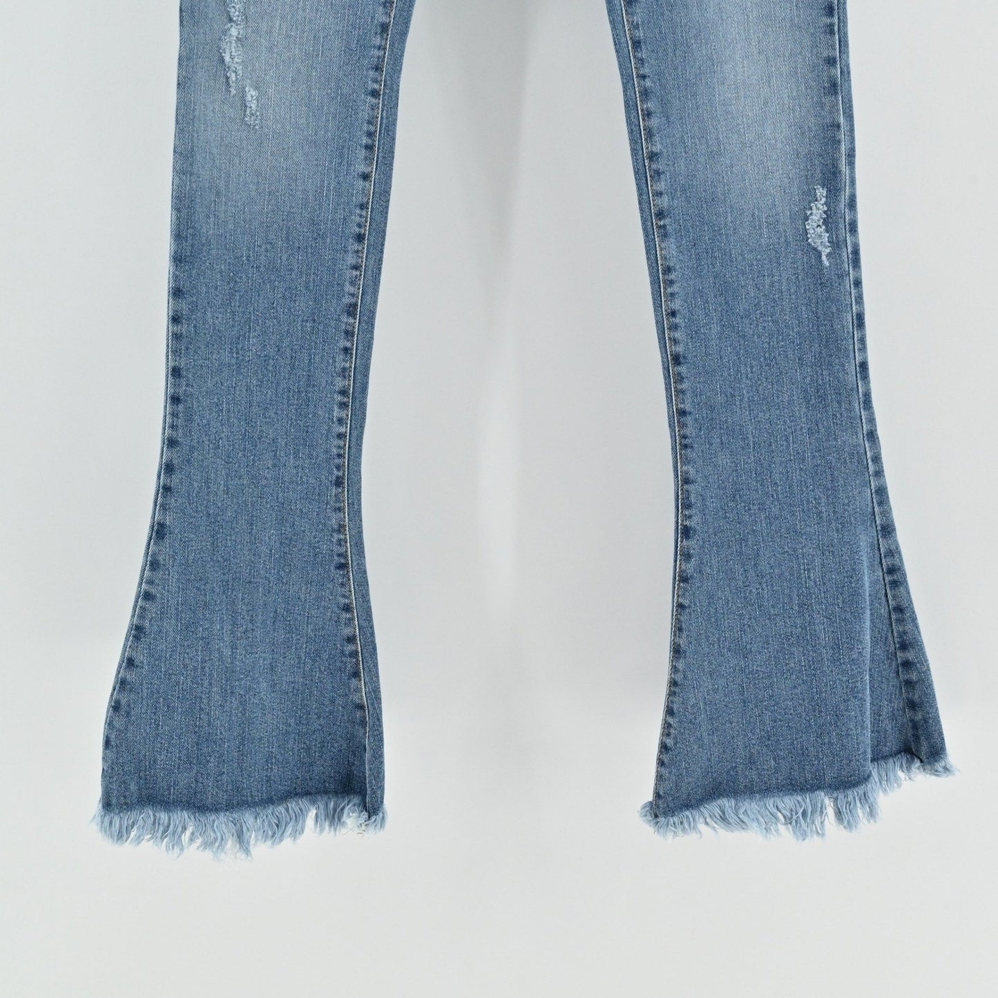 Retrofete Womens Presley Jeans Size 26 Bailey Flare High Rise Distressed Denim