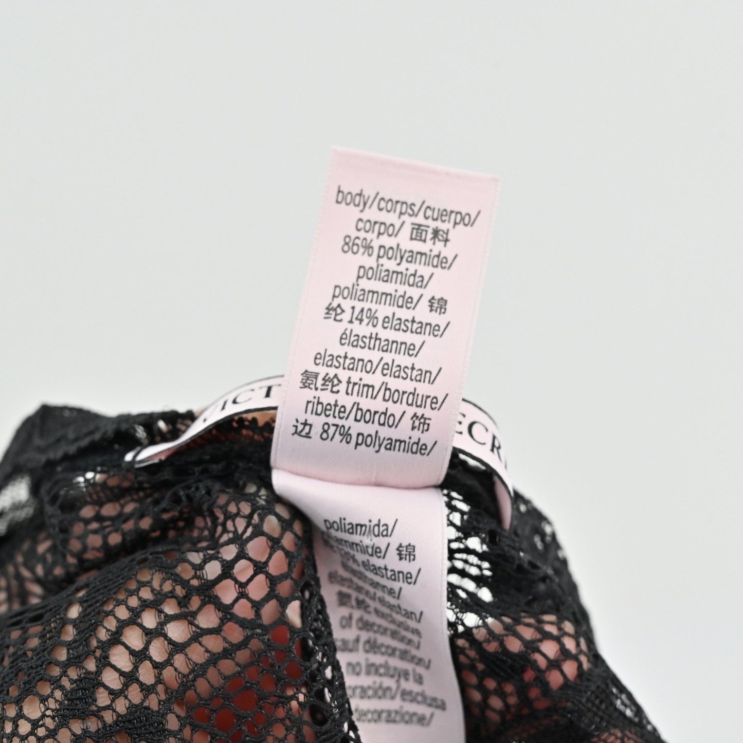 Victorias Secret Black Lace Mini Dress Sz S Halter Dark Romantic Sheer Lingerie