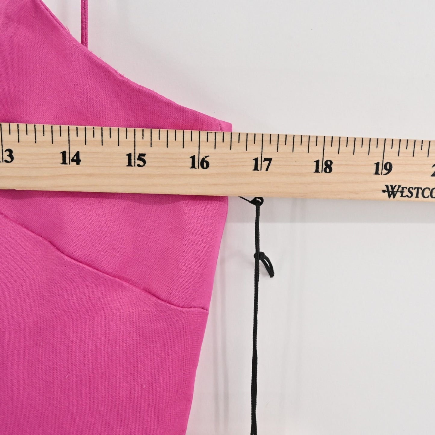 AMUR Ashley Dress Size 2 Linen Pink Satin Ruffle Wedding Guest Feminine Romantic
