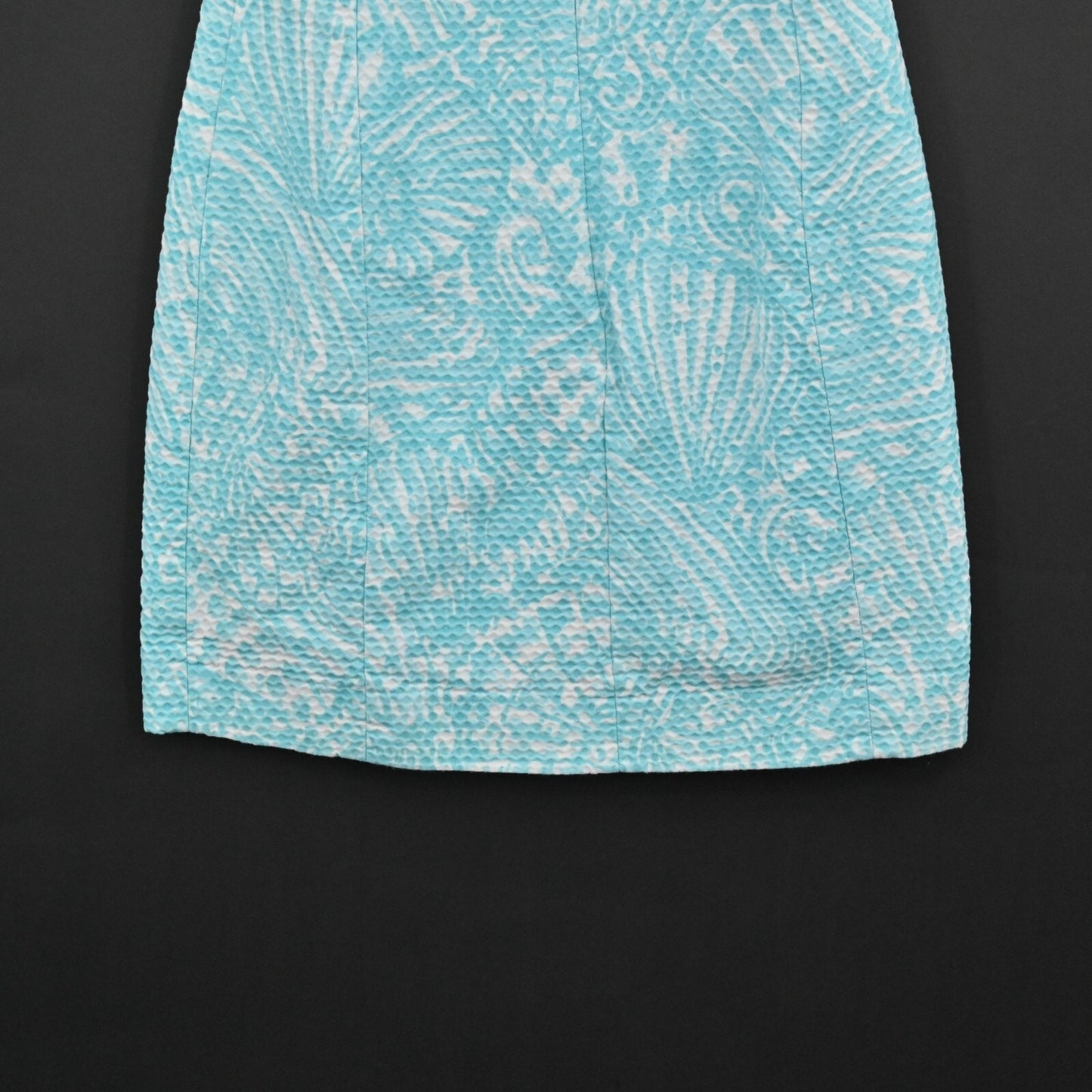 LILLY PULITZER MacFarlane Dress Size 2 Shorely Blue Sea Cups Sleeveless Shift