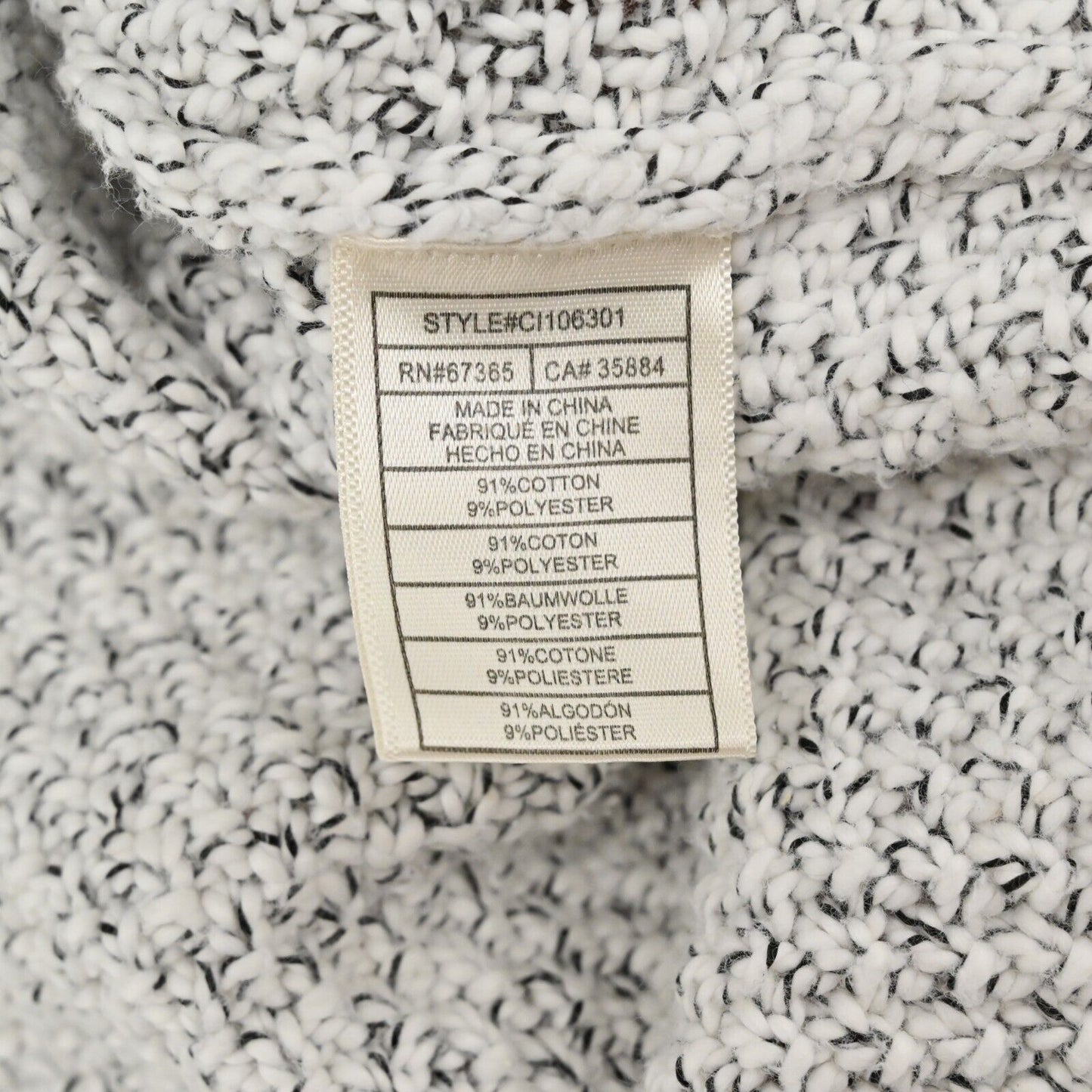 CUPCAKES CASHMERE Sweater Womens Sz S Calypso Fringe Knit Open Cardigan Boho