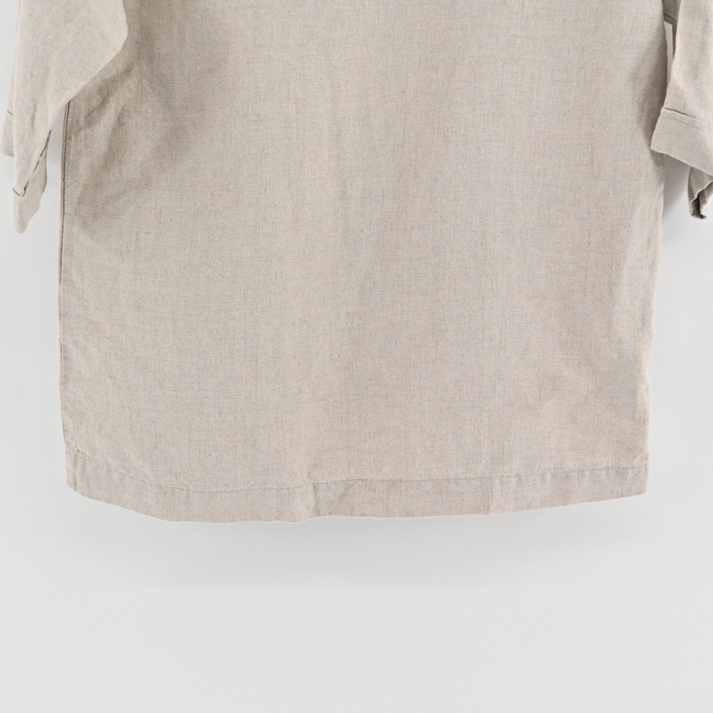 Tommy Bahama Womens Linen Top Size XXS Beige Lagenlook Neutral Short Sleeve Boho