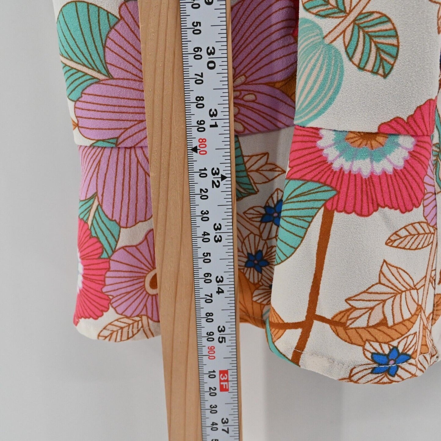 TOLANI Dress Sz XXS Multicolor Floral Print Tiered Button Front Mini Boho Retro