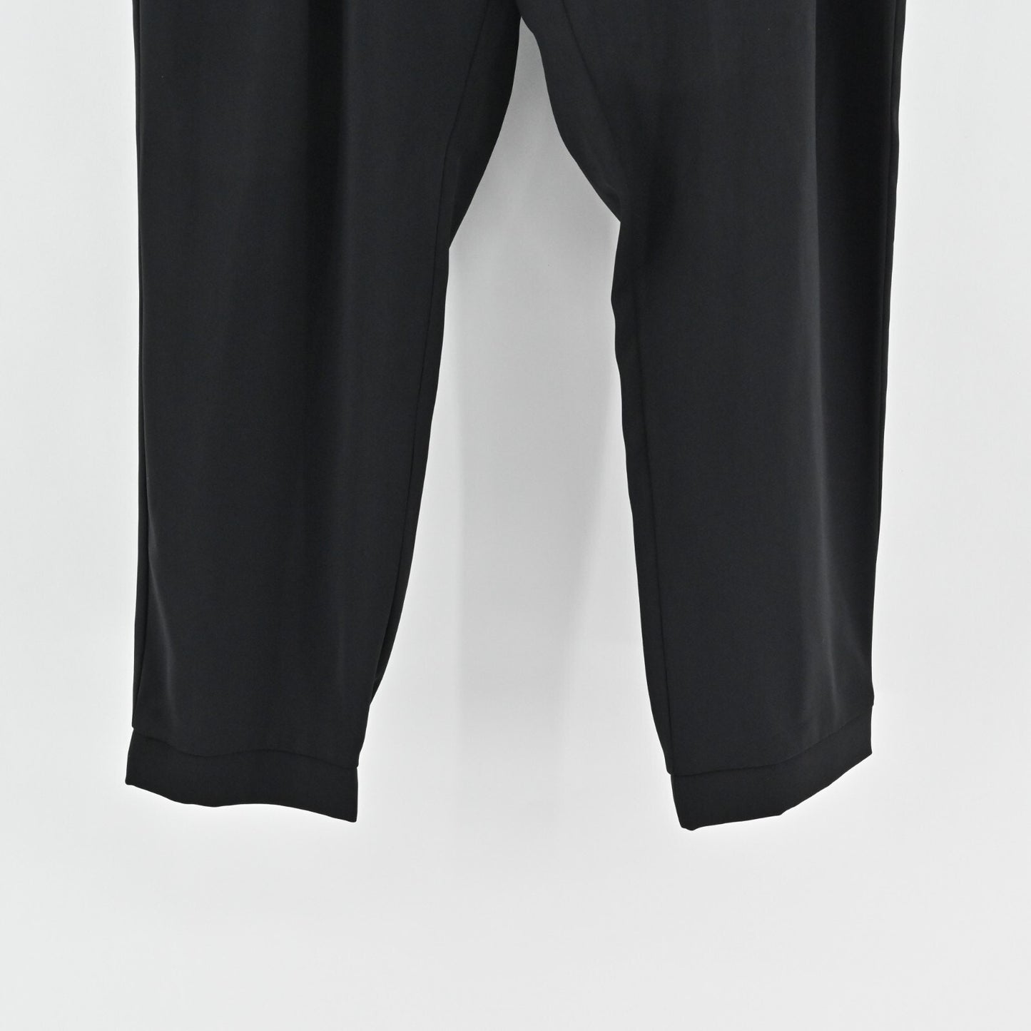 Parker Womens Pleated Pants Sz 12 Black Tapered Cropped Trousers Stretch Office