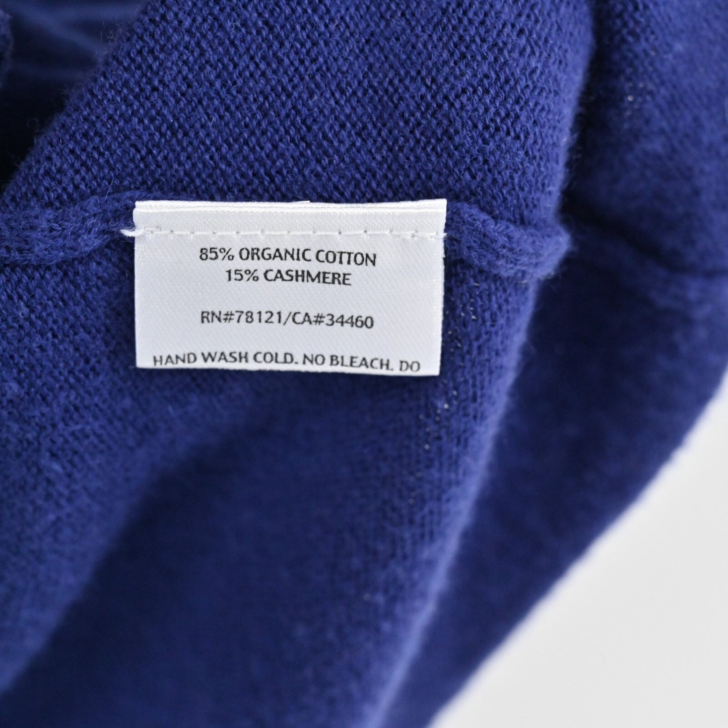 EILEEN FISHER Cardigan Sweater Womens Size XS Cotton Cashmere Blend Knit Blue