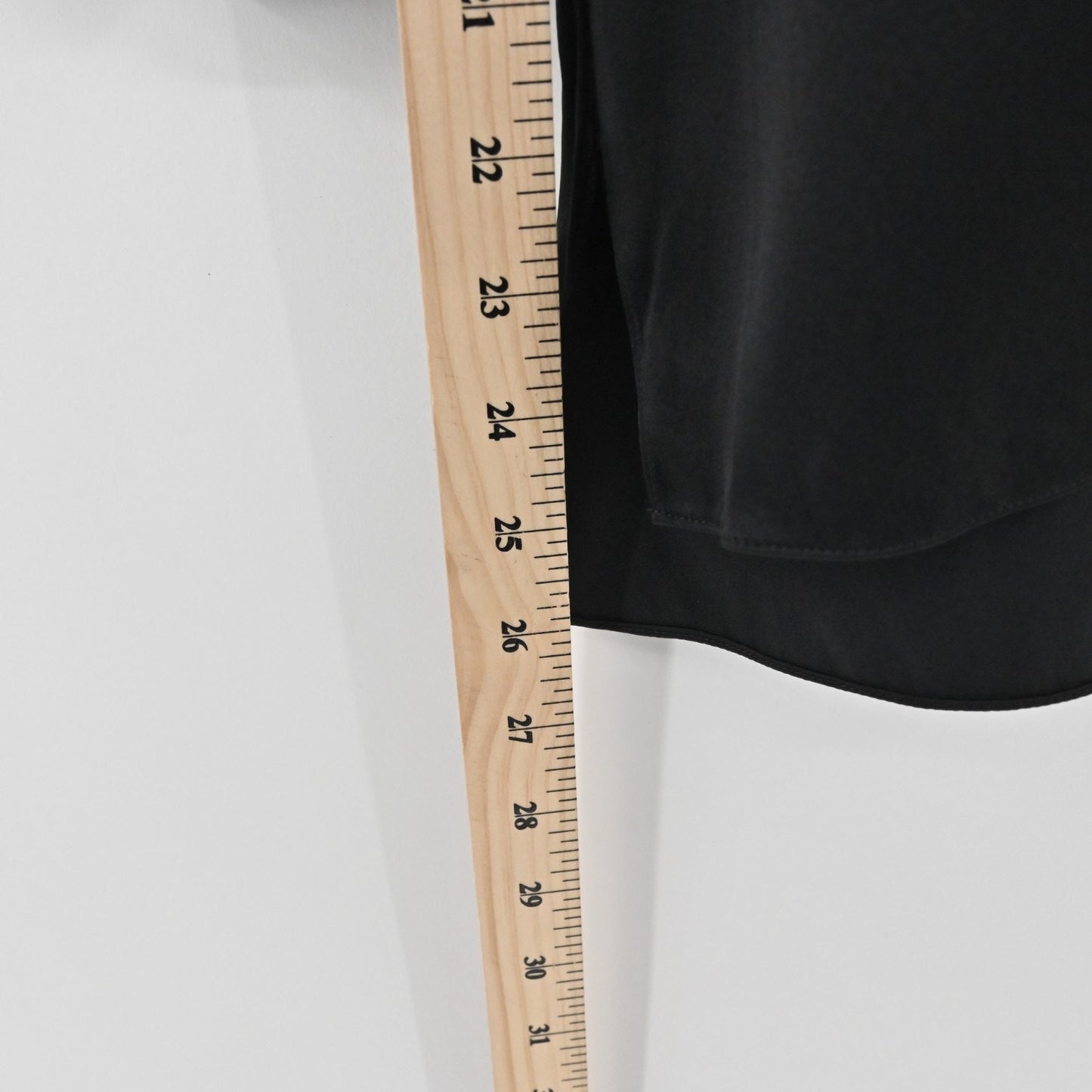 Theory Womens Stretch Satin Volume Sleeve Top Size S Black Silk Minimalist Glam