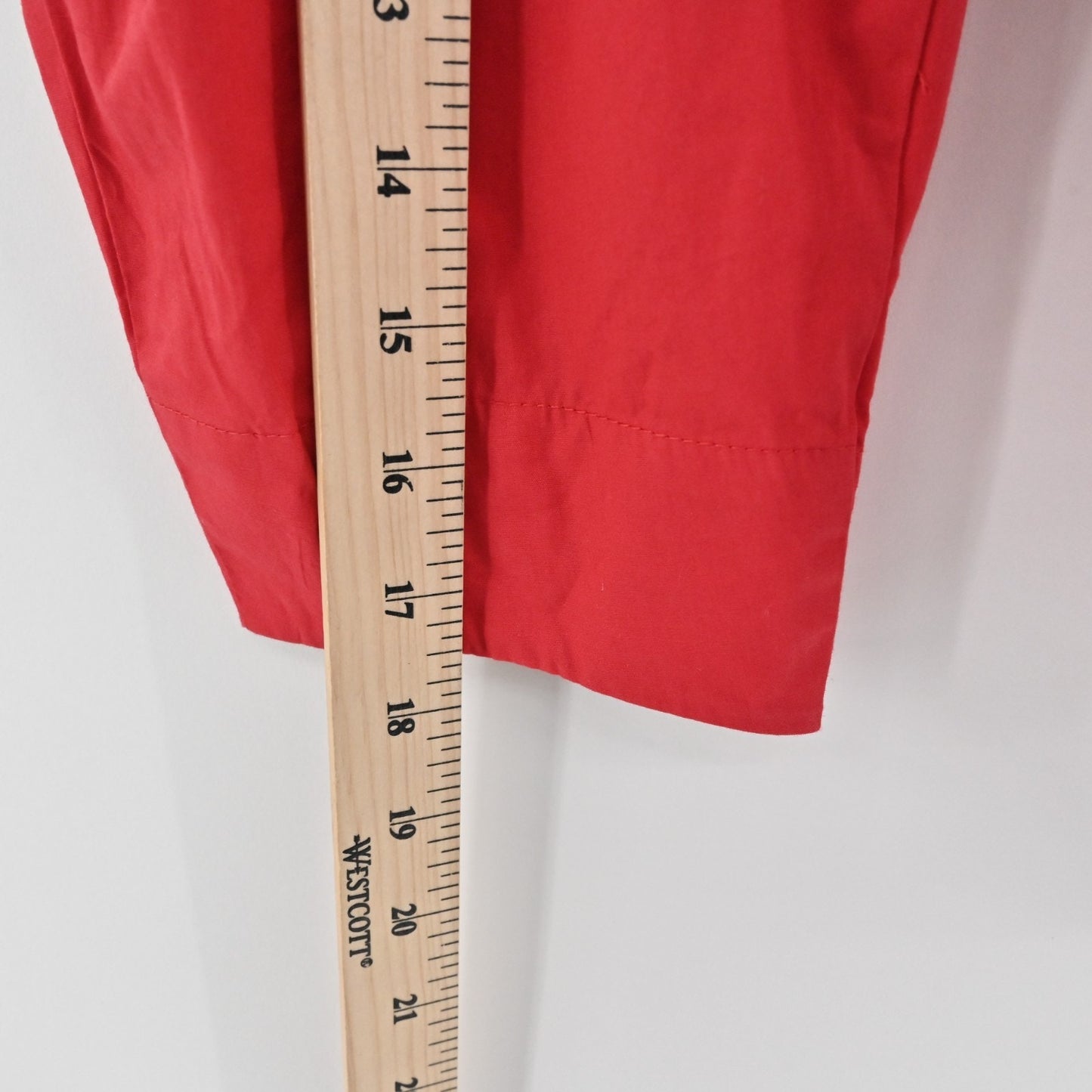 By Anthropologie Smocked Cardigan Size XS Red Button Up Puff Sleeve Top Boho