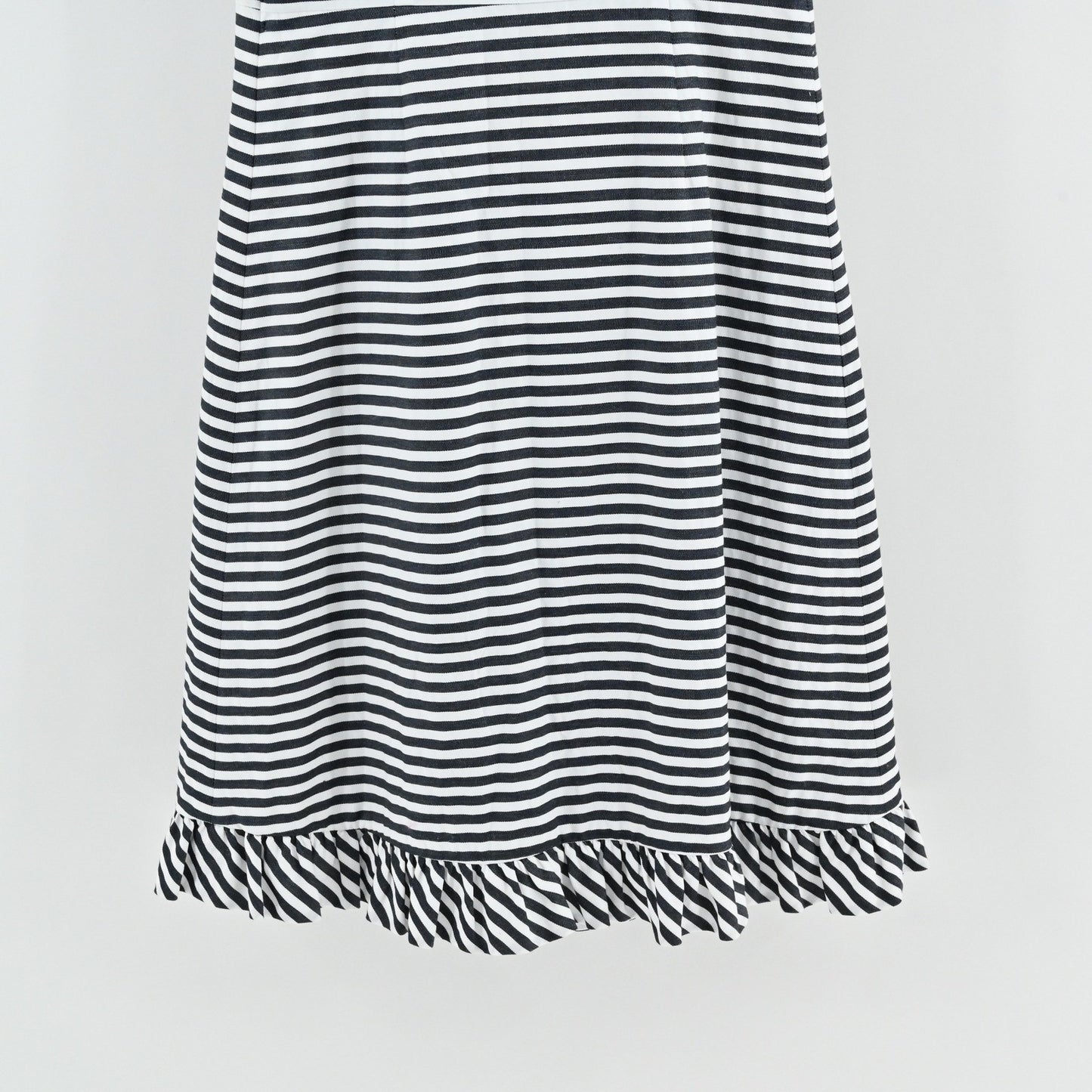 Kate Spade Striped Ruffle Dress Size 2 Nautical Sleeveless Breezy Preppy Cotton