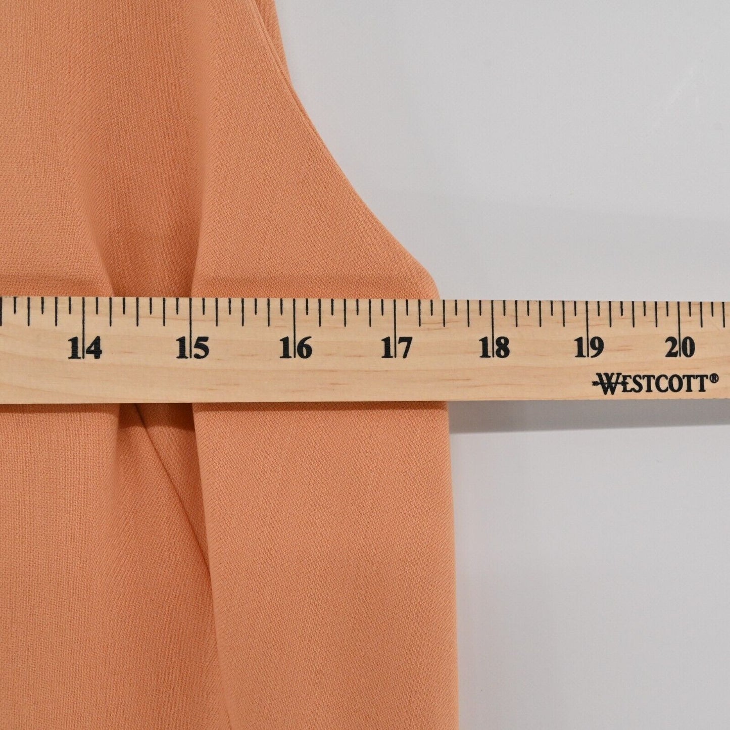Vintage Jumpsuit Womens Size M Wide Leg Sleeveless Solid Orange Chic Playsuit
