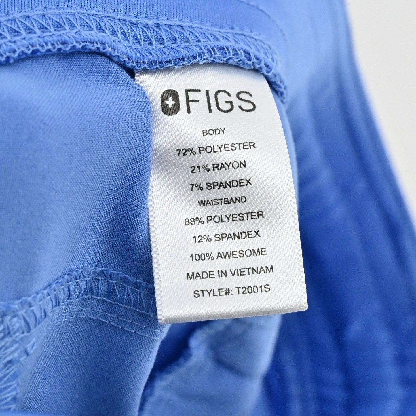 FIGS Mens Axim Technical Collection Scrub Pants Size L Short Blue Cargo T2001S