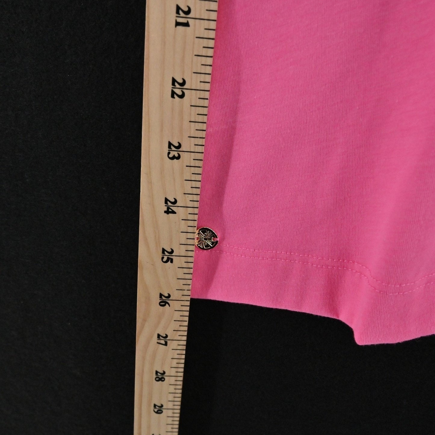 Lilly Pulitzer Womens Jessie Top Size XL Cockatoo Pink Square Neck Short Sleeve