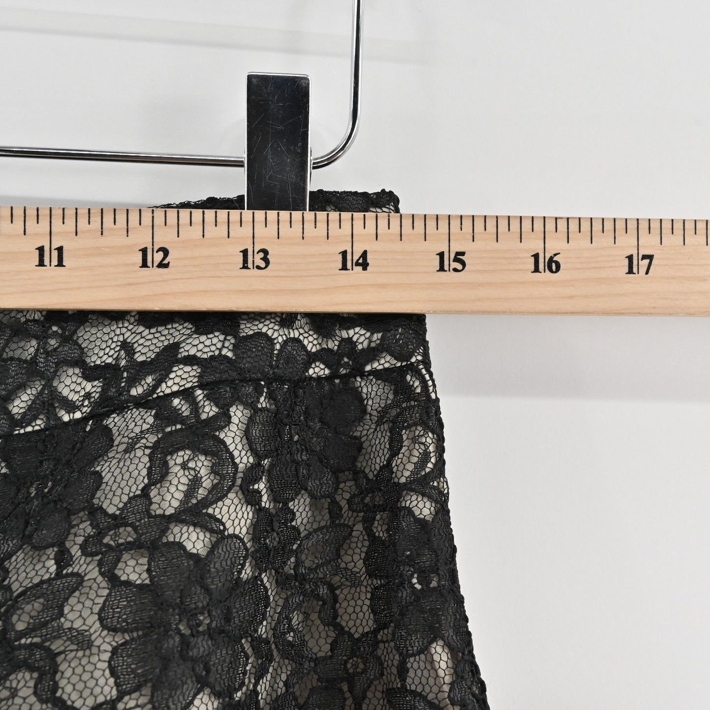 Vtg Y2k Womens Lace Wide Leg Pants Size 10 Whimsigoth Black Floral Sheer Lined