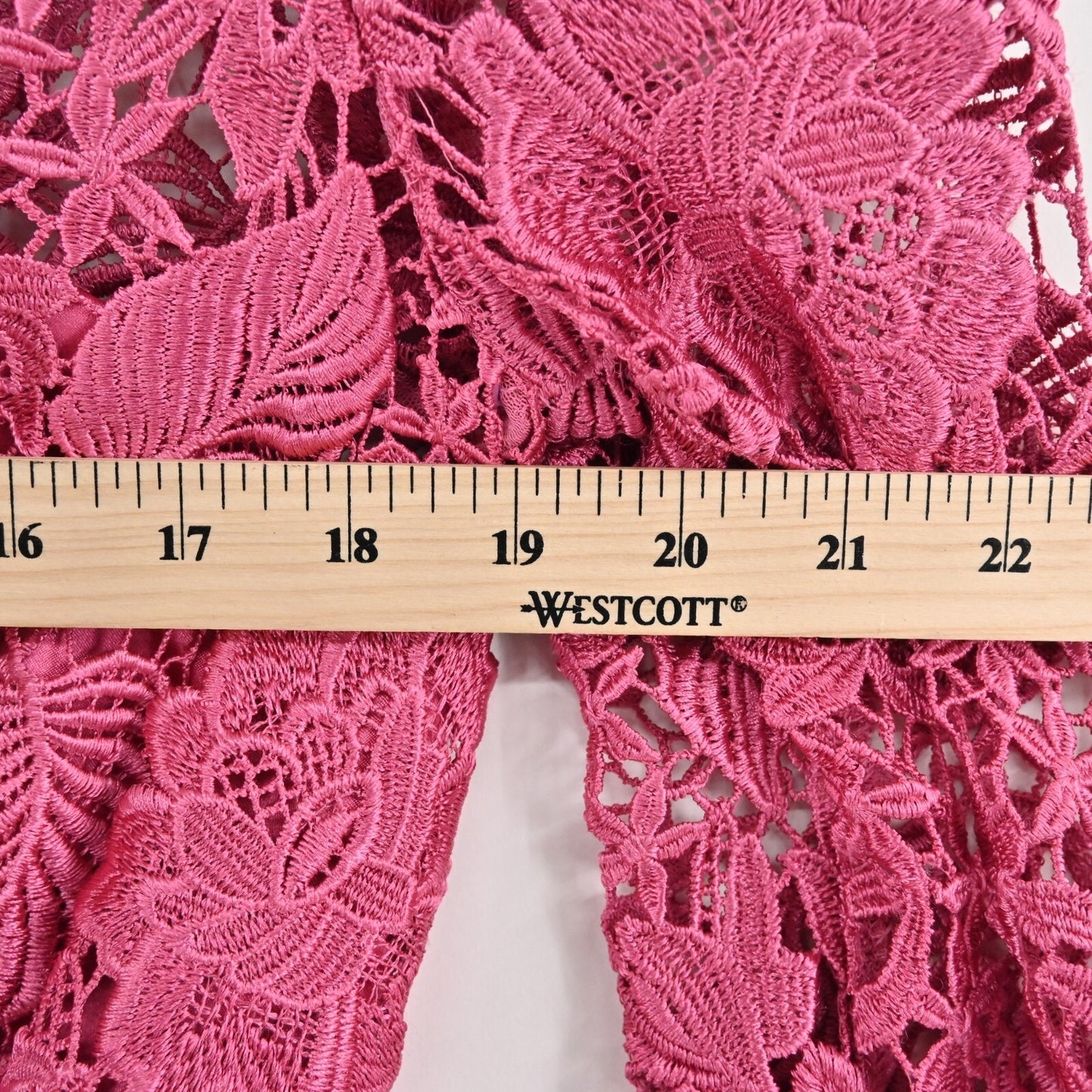 MIKAEL AGHAL Womens Pink Lace Dress Sz 4 Cut Out Coquette Crochet Cocktail Retro