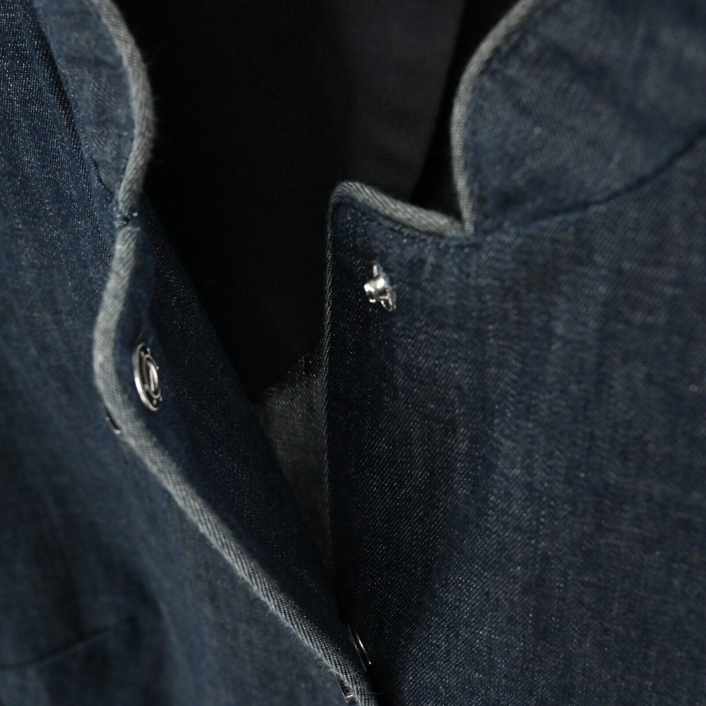 MARC JACOBS Peplum Denim Jacket Stand Collar Size 2 Puff Sleeve Vintage Y2k 00s