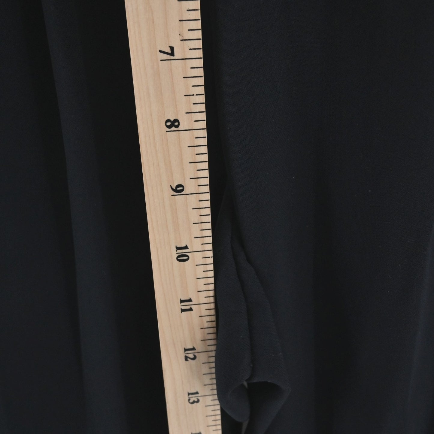 Anthropologie Womens Cartonnier Whitney Wide Leg Jumpsuit Size S Dark Navy Blue