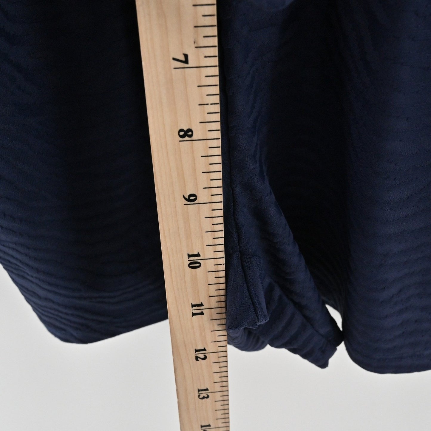 J McLaughlin Womens Westport Navy Raffia Jacquard Romper Size M Drawstring Waist