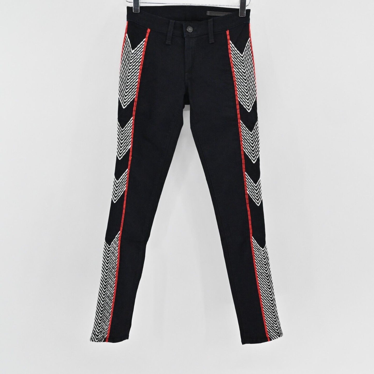 RAG BONE Jeans Womens Size 25 Raja Midnight Embroidered Skinny Ankle Stretch