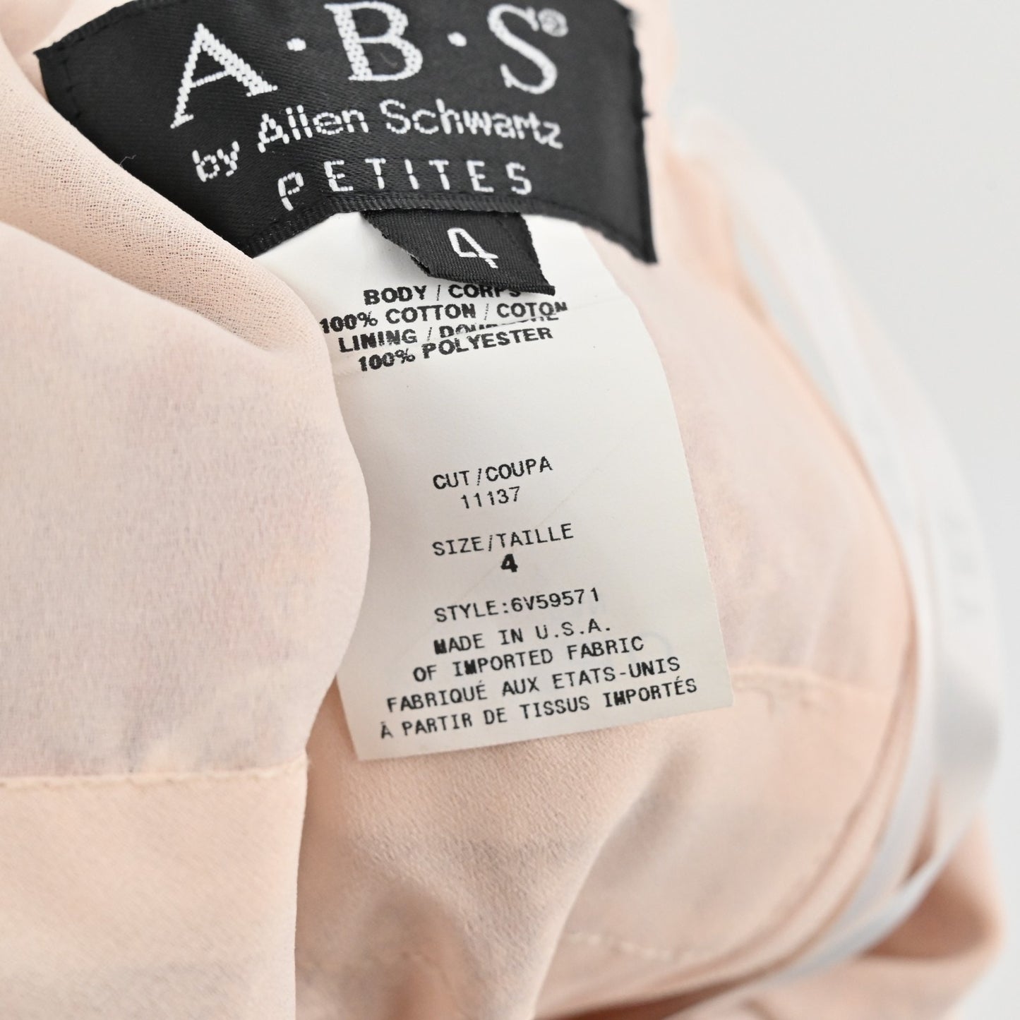 Vtg Y2k Paisley Babydoll Dress Size 4 Petite Crochet Pink Sleeveless Mini VNeck