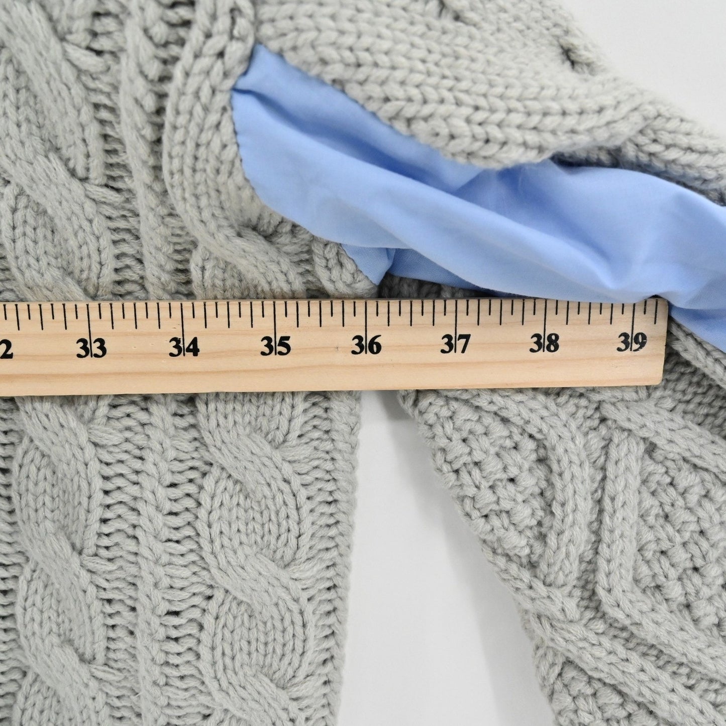 LIONESS Womens Sonny Oversized Knit Sweater Size S Cable Fisherman Cozy Revolve
