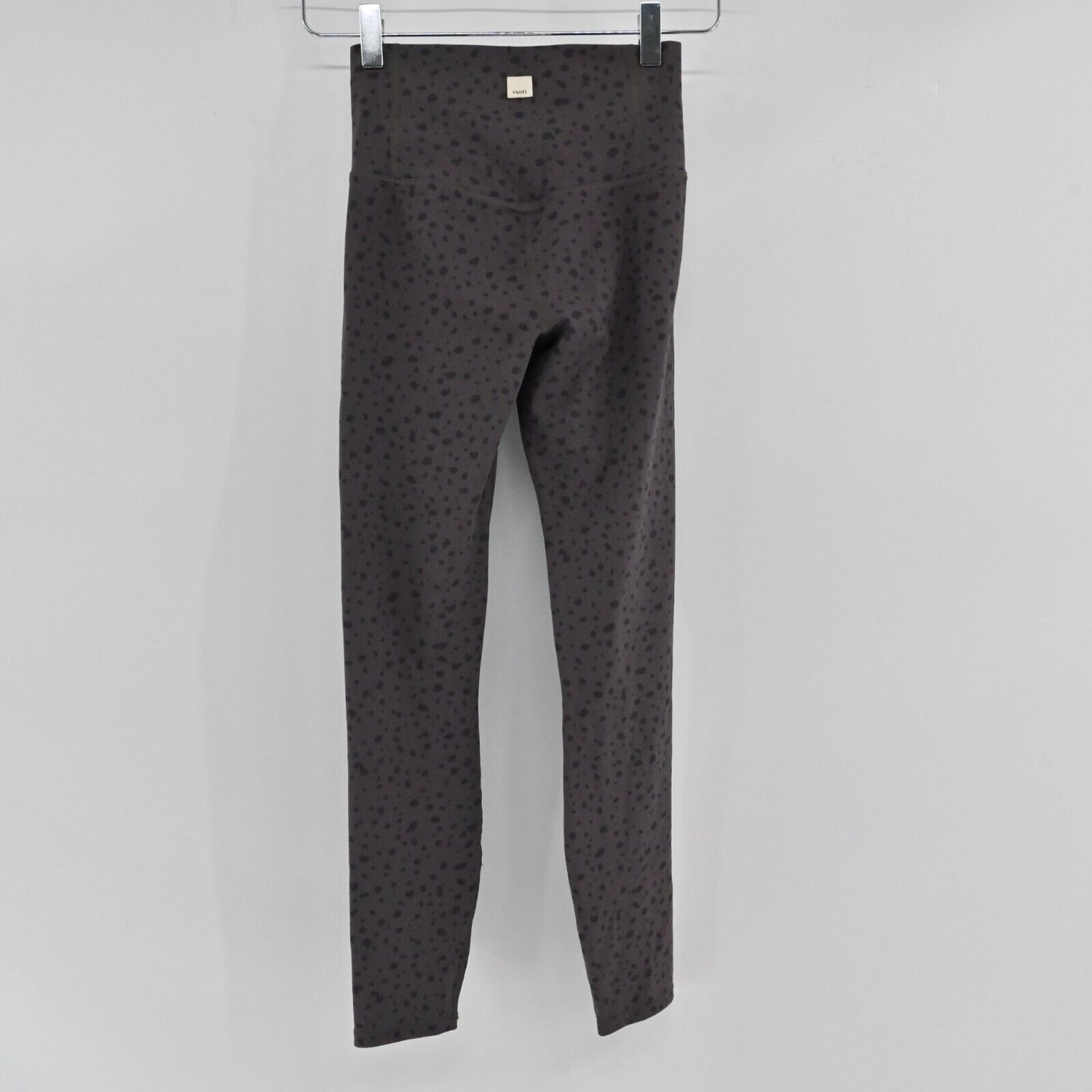 VUORI Leggings Womens Size XS Gray Elm Dot Studio Seamless Moisture Wicking Gym