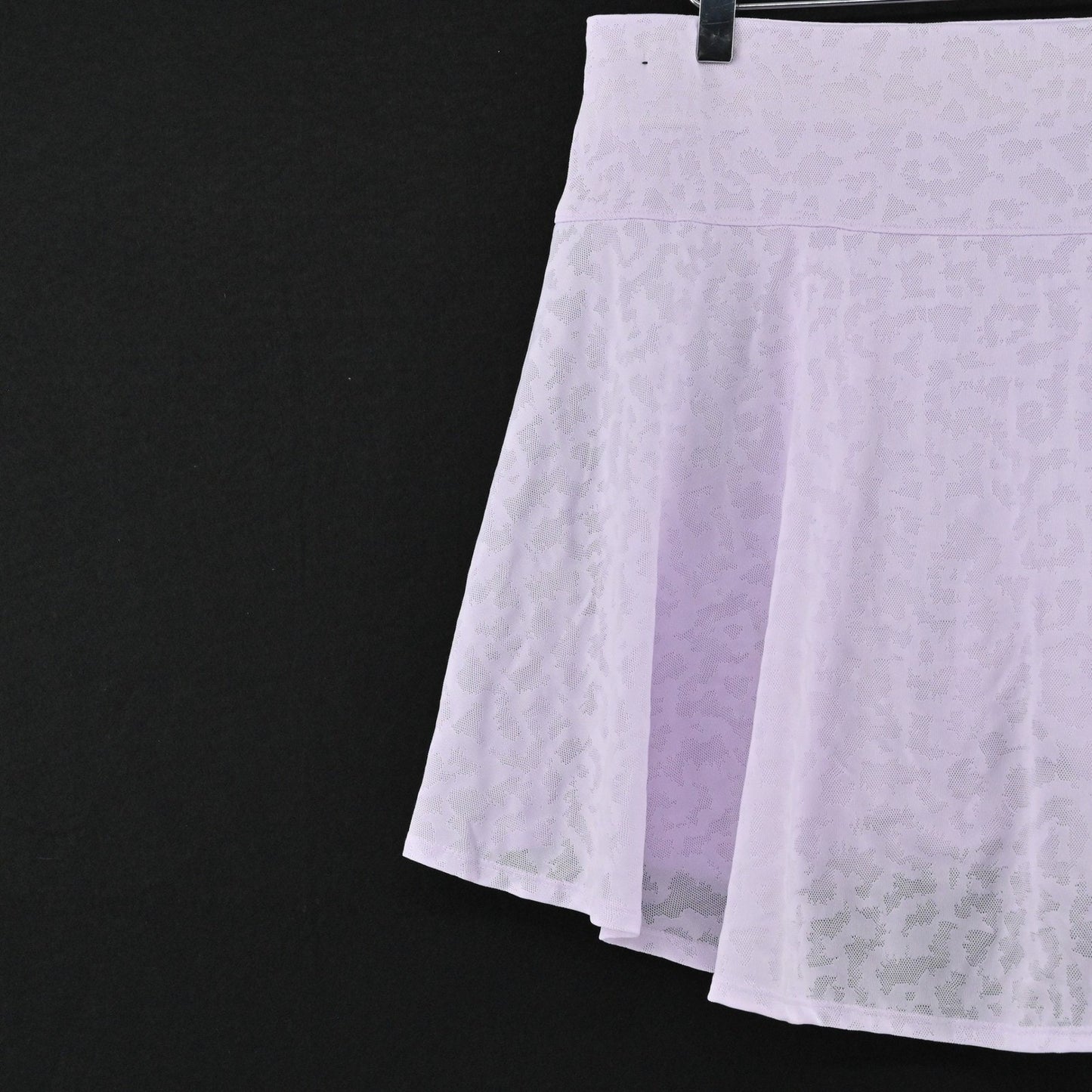 Nike Breathe Fairway Golf Skort Size L Lavender Animal Print Tennis Athletic