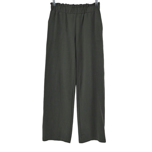 JOIE Pants Womens Sz XS Olive Green High Rise Stretch Pull On Wide Leg Trousers