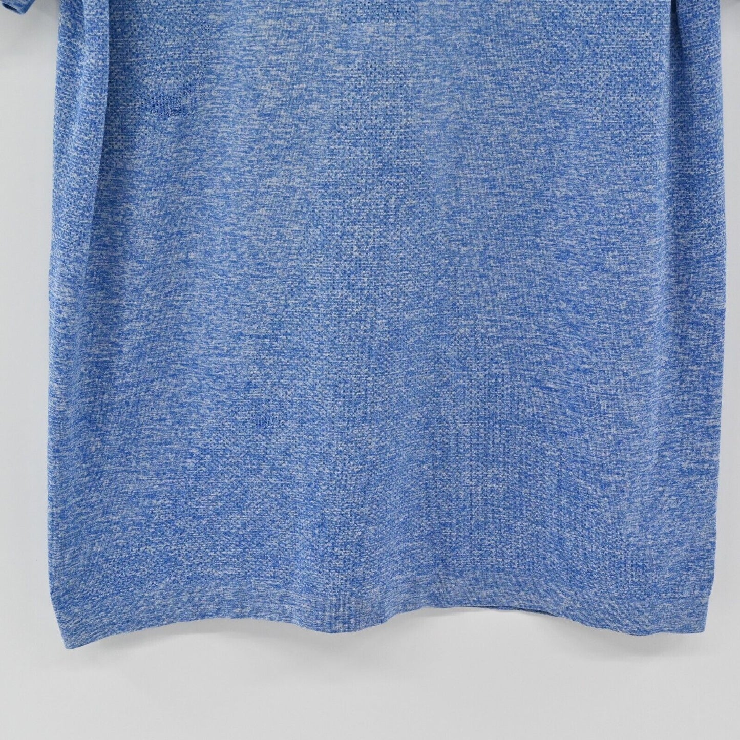 LULULEMON Shirt Mens Size L Metal Tech Short Sleeve Blue Running Crew Tee Logo