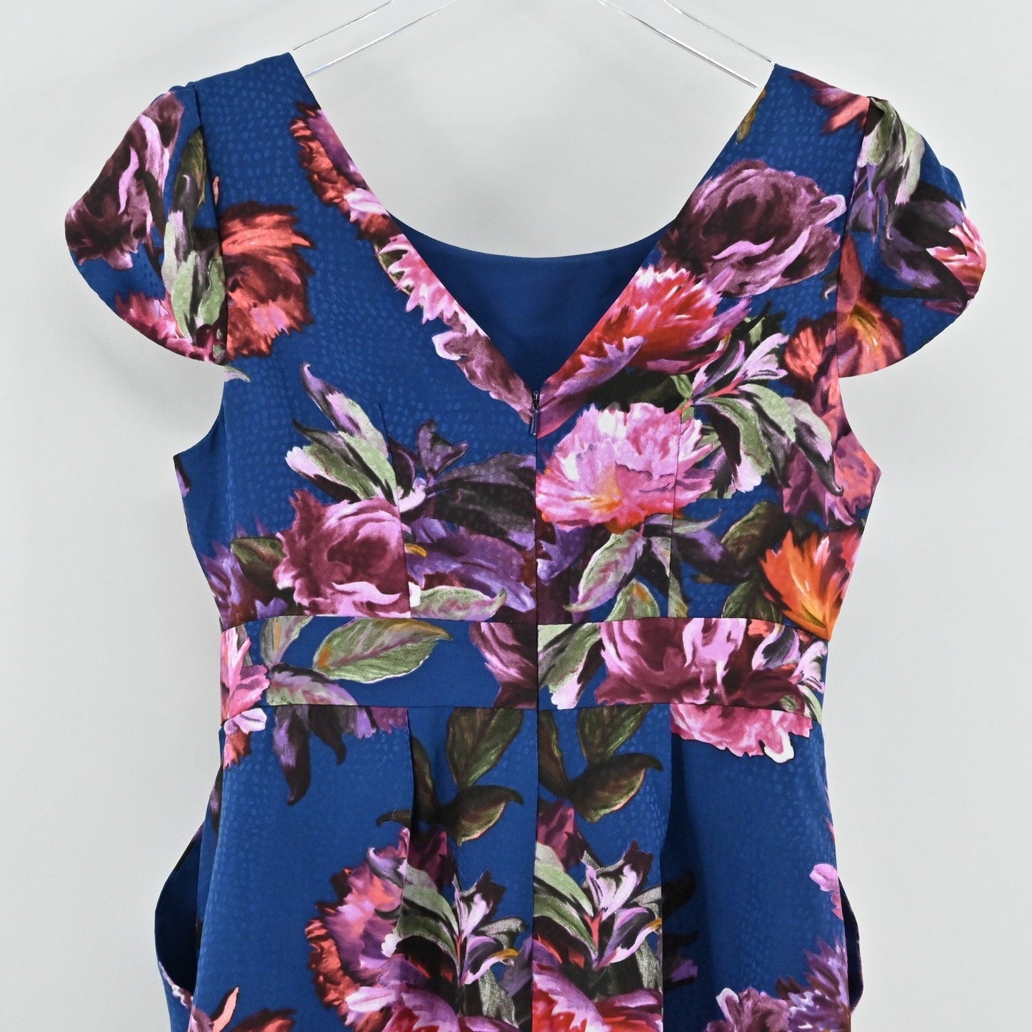 Anthropologie Rosada Floral Dress Size 4 Moulinette Soeurs Blue Sheath Romantic